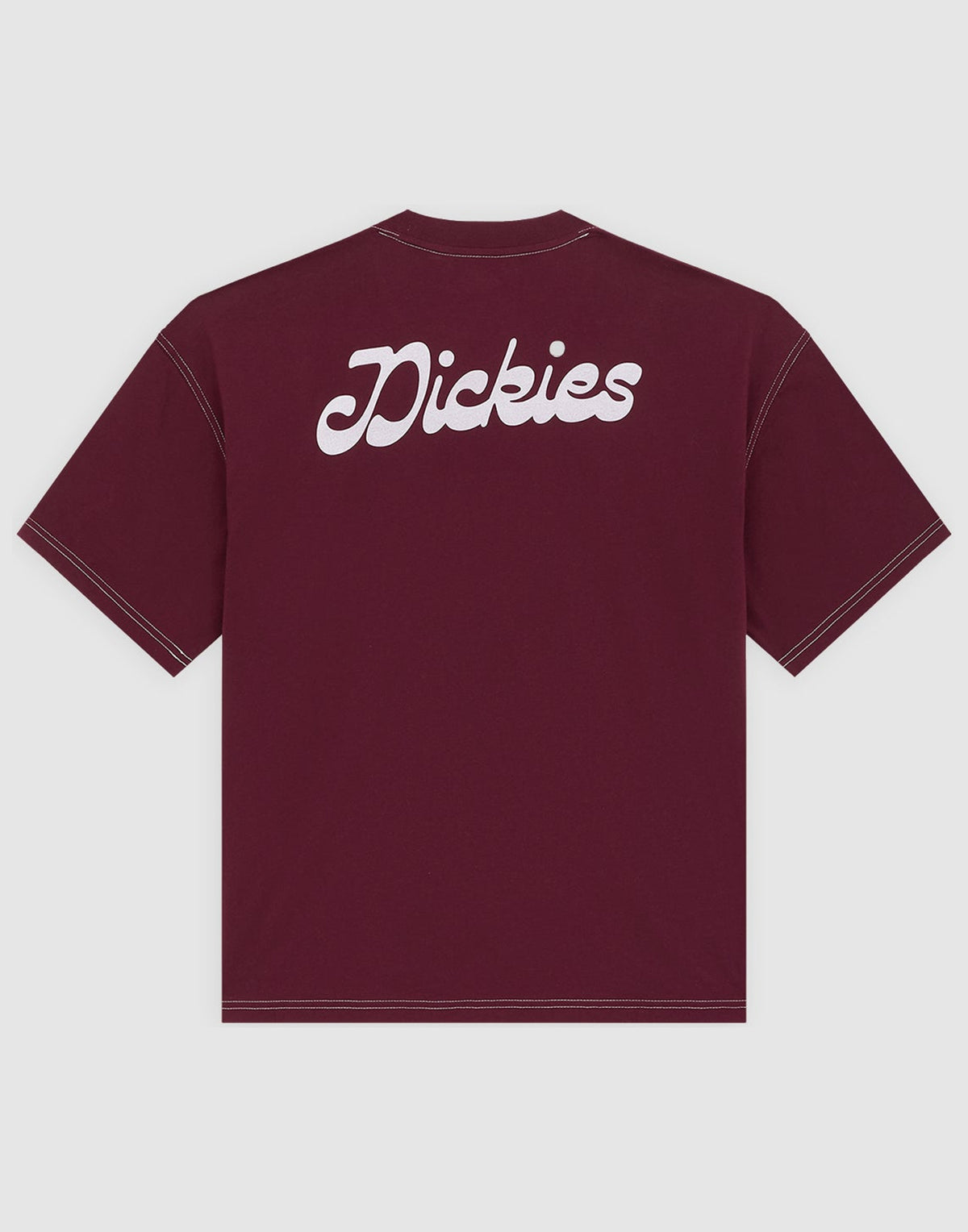 DICKIES T-shirt Cornville con Stampa Maroon