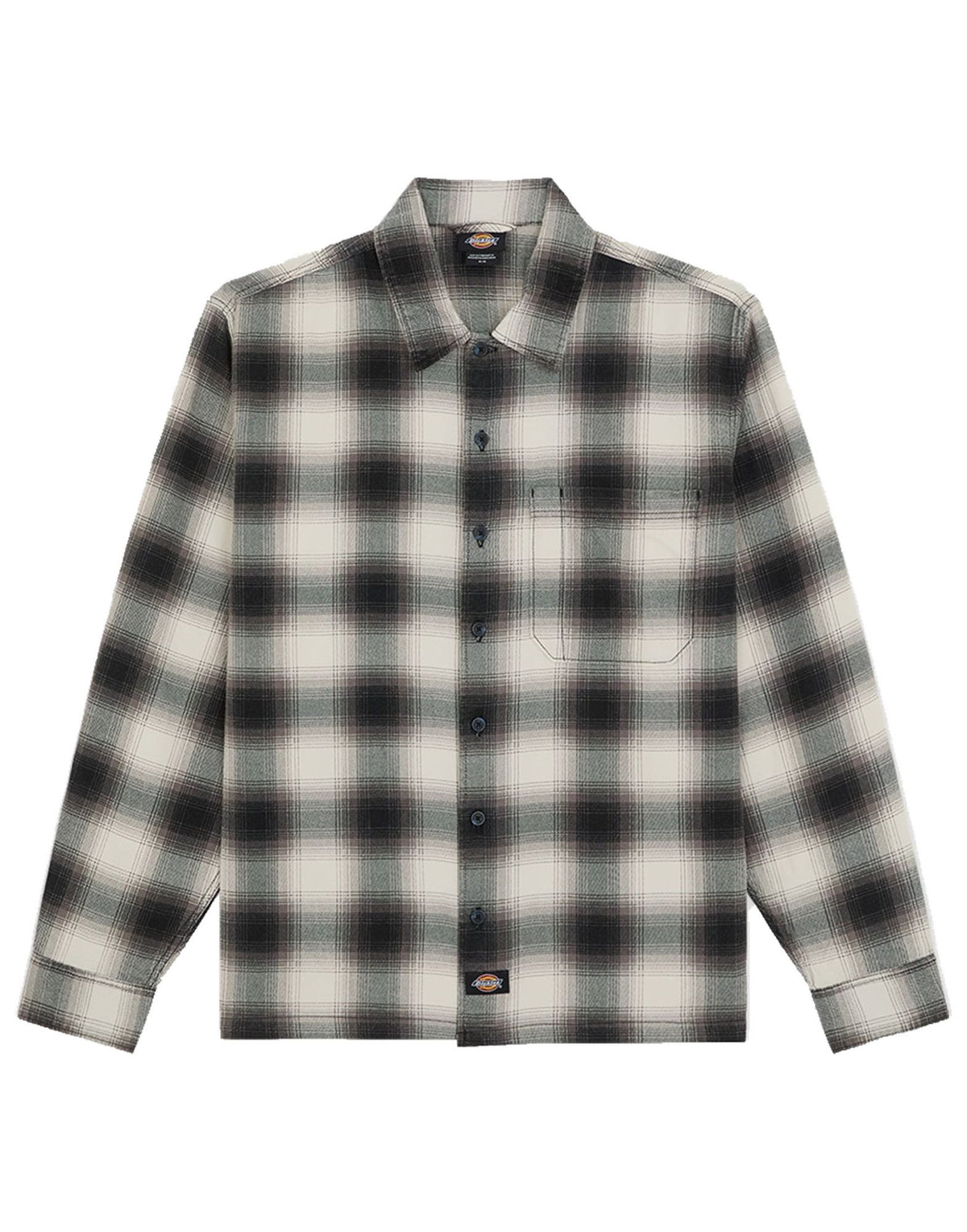 DICKIES Camicia Gulfport in Flanella a Quadri Nero