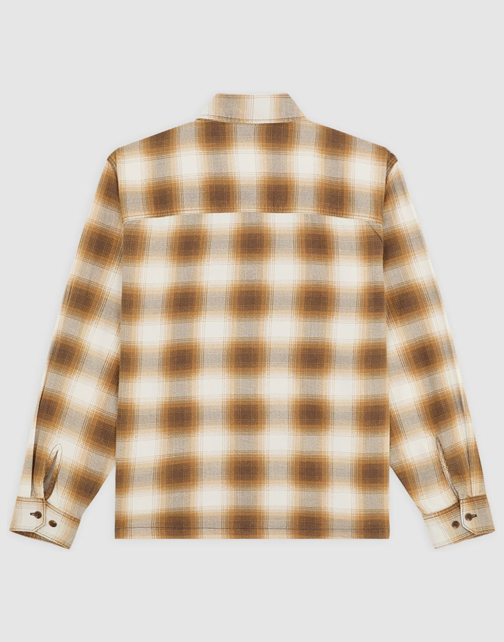 DICKIES Camicia Gulfport in Flanella a Quadri Chocolate Brown