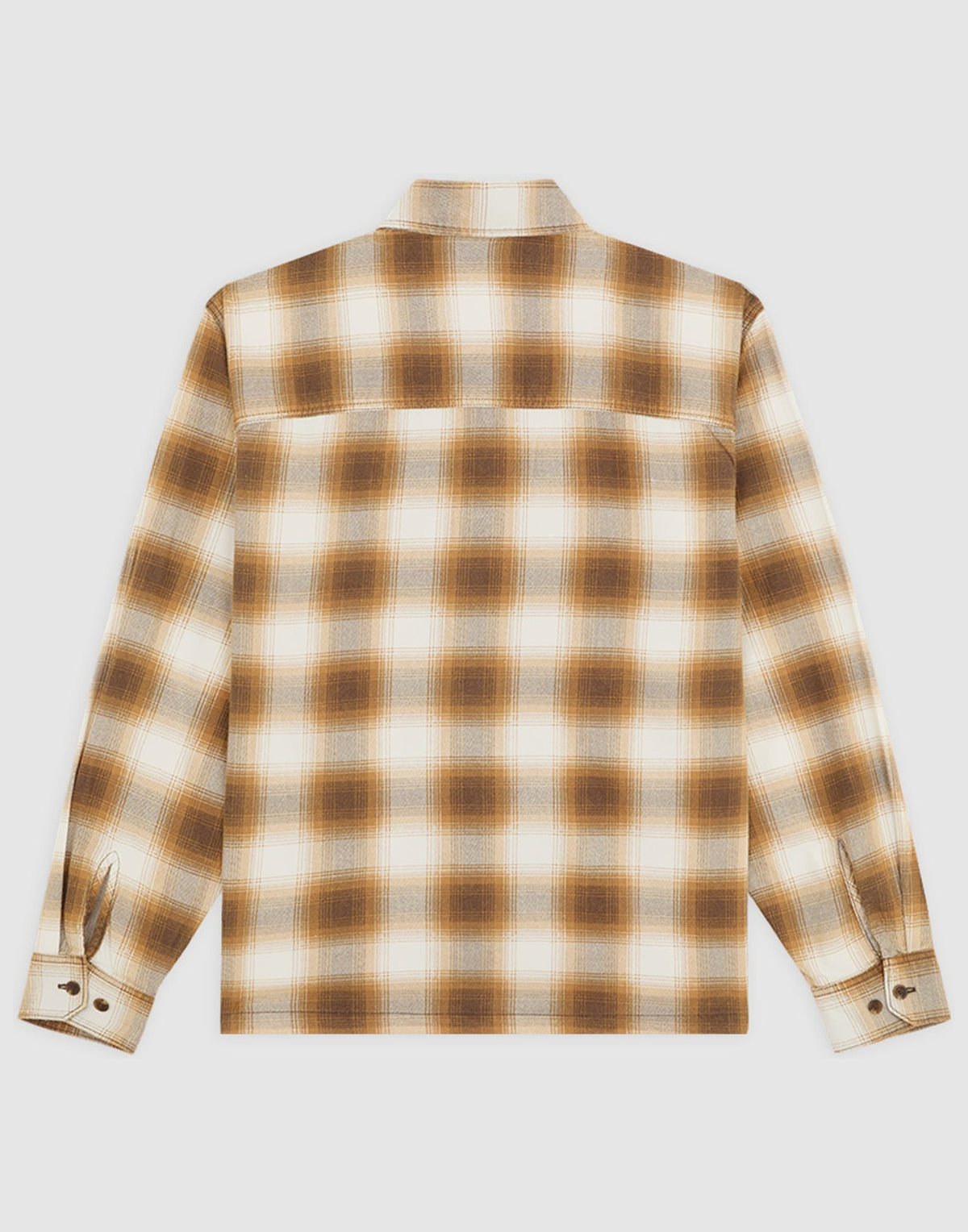 DICKIES Camicia Gulfport in Flanella a Quadri Chocolate Brown