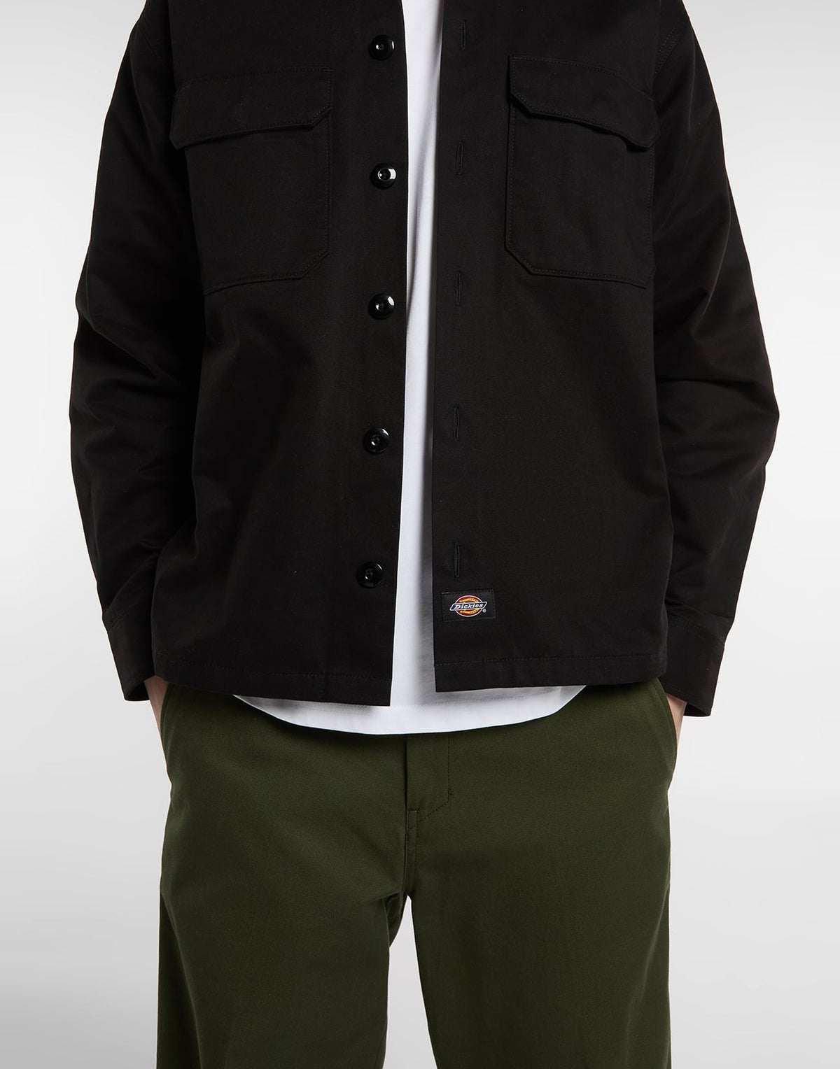 DICKIES Giacca Camicia 247 con Tasche Nero