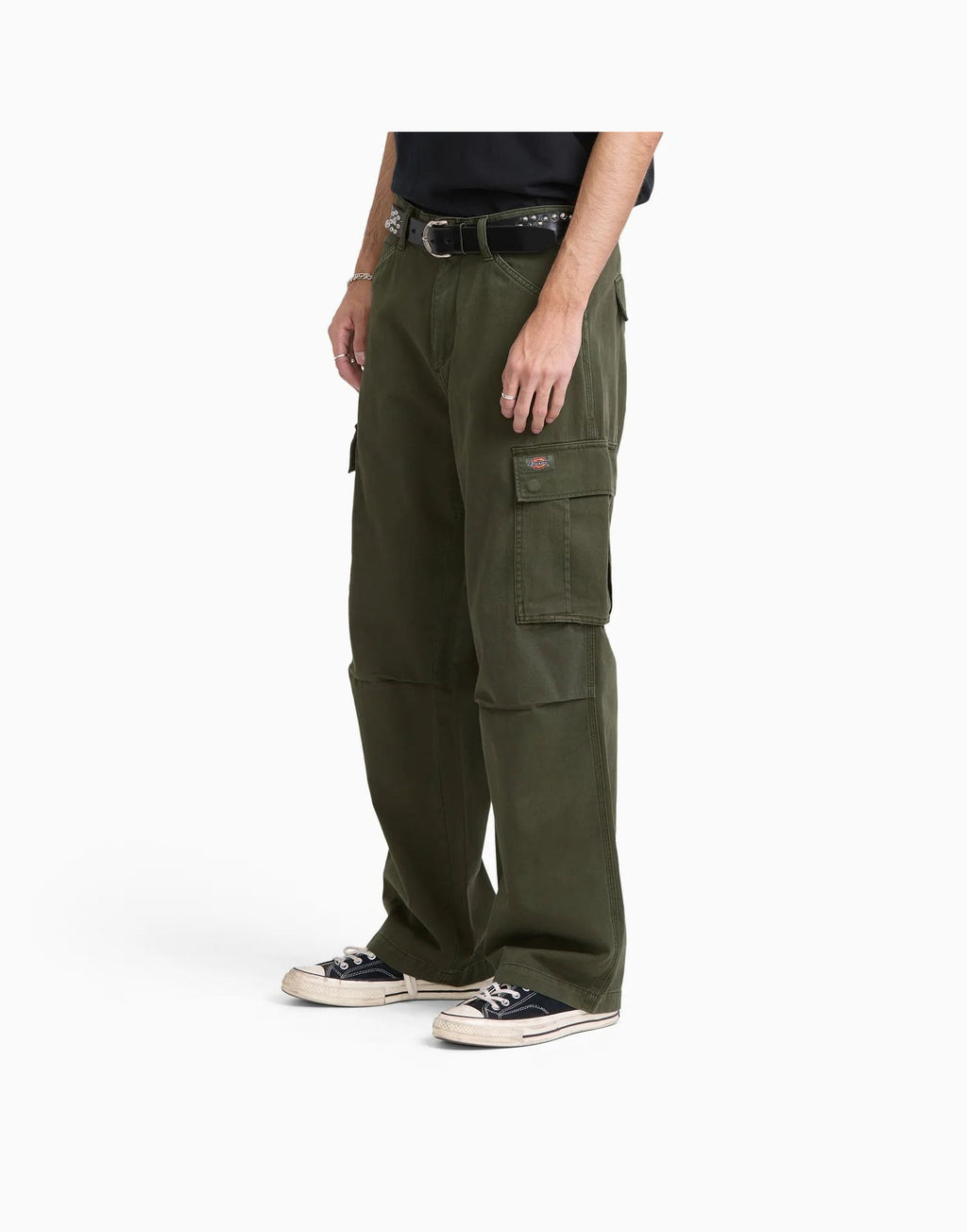 DICKIES Pantaloni Cargo 247 Tinti in Capo Deep Depths