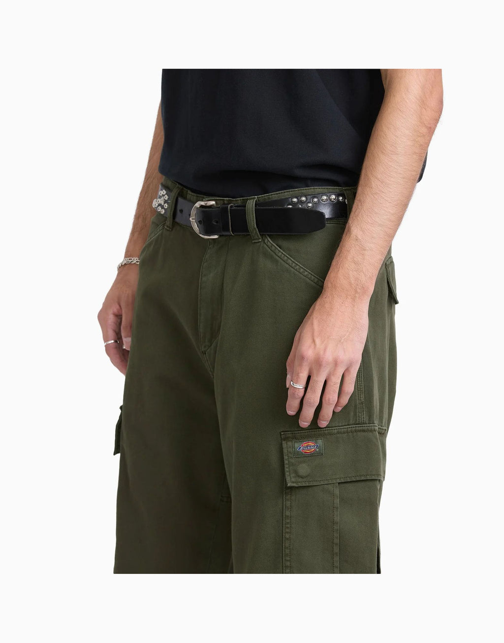 DICKIES Pantaloni Cargo 247 Tinti in Capo Deep Depths
