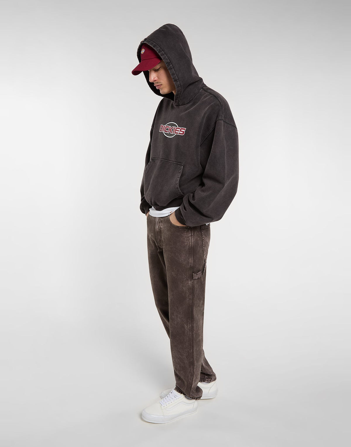 DICKIES Felpa Somerton con Cappuccio Nero