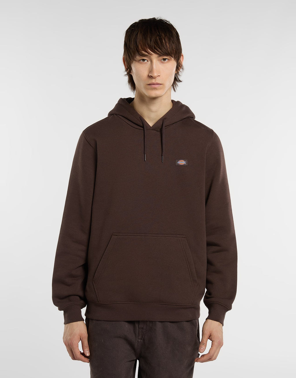 DICKIES Felpa Oakport con Cappuccio Chocolate Brown