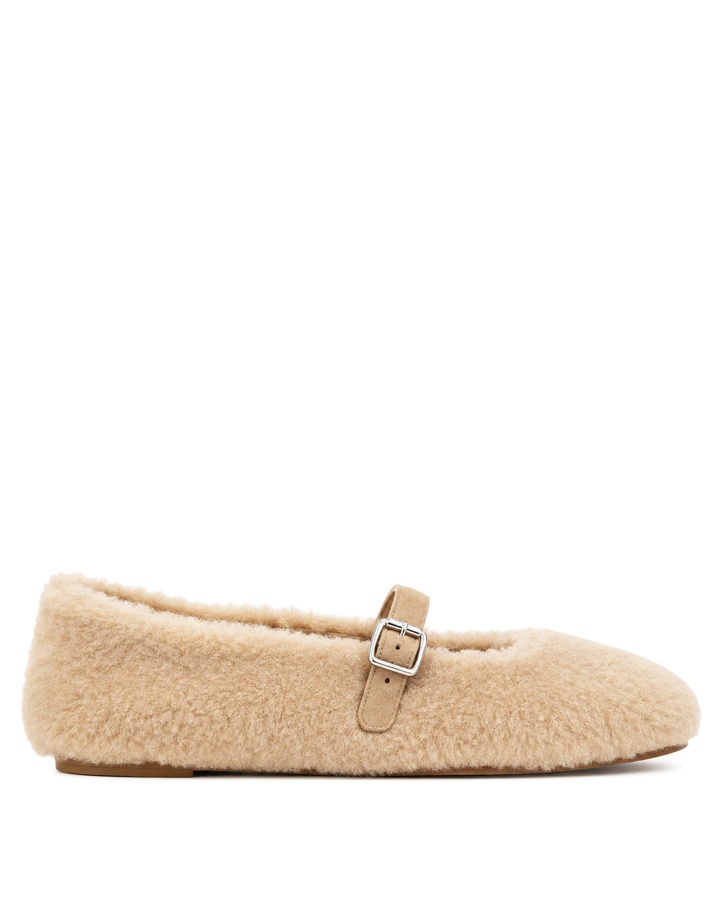 DOUUOD Ballerina Mary Jane Teddy Sand