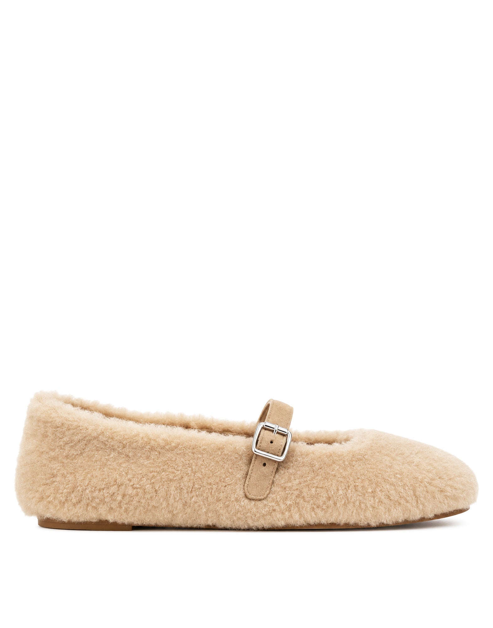 DOUUOD Ballerina Mary Jane Teddy Sand