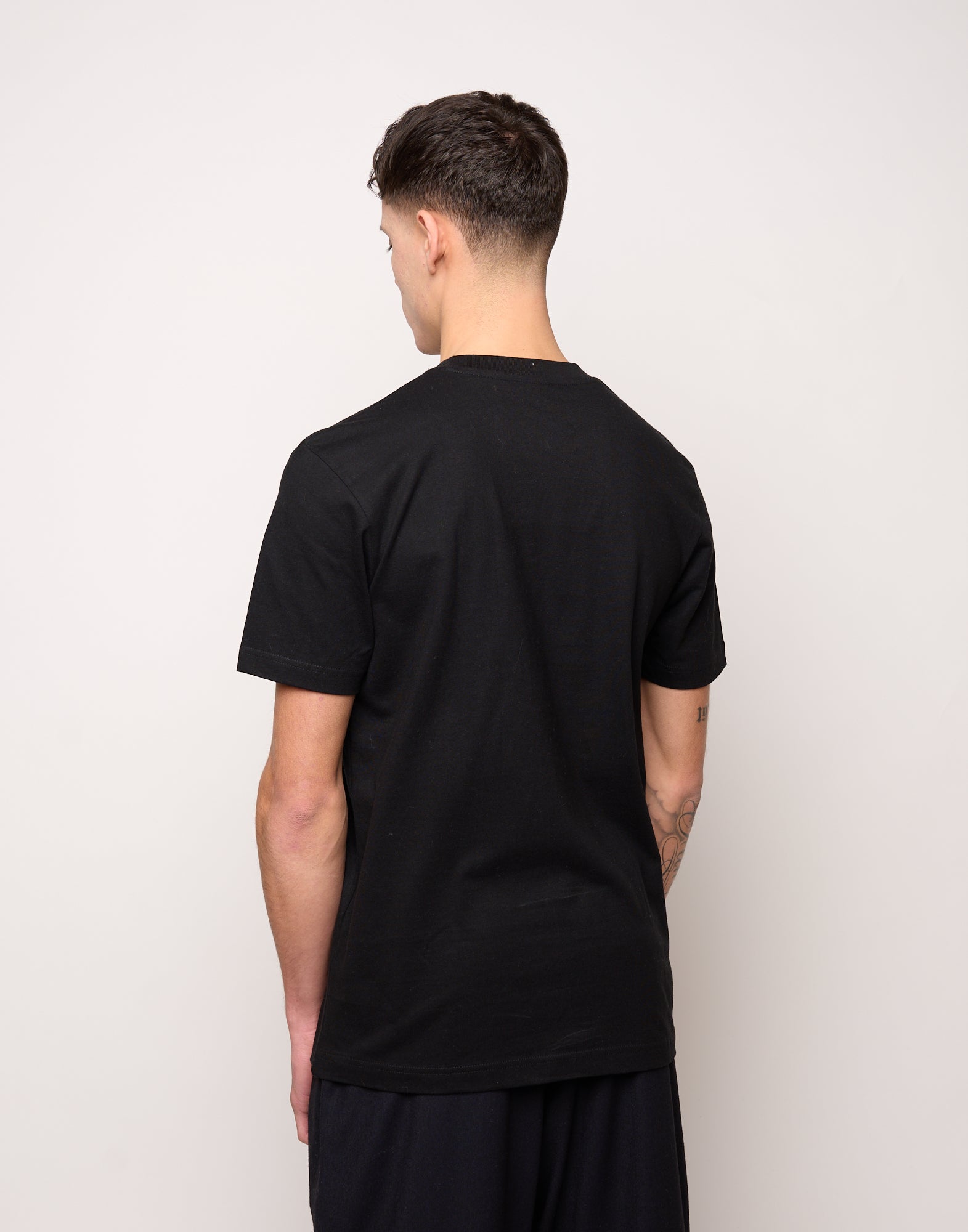 DOUUOD T-shirt in Jersey di Cotone Stampa "Mixer" Navy