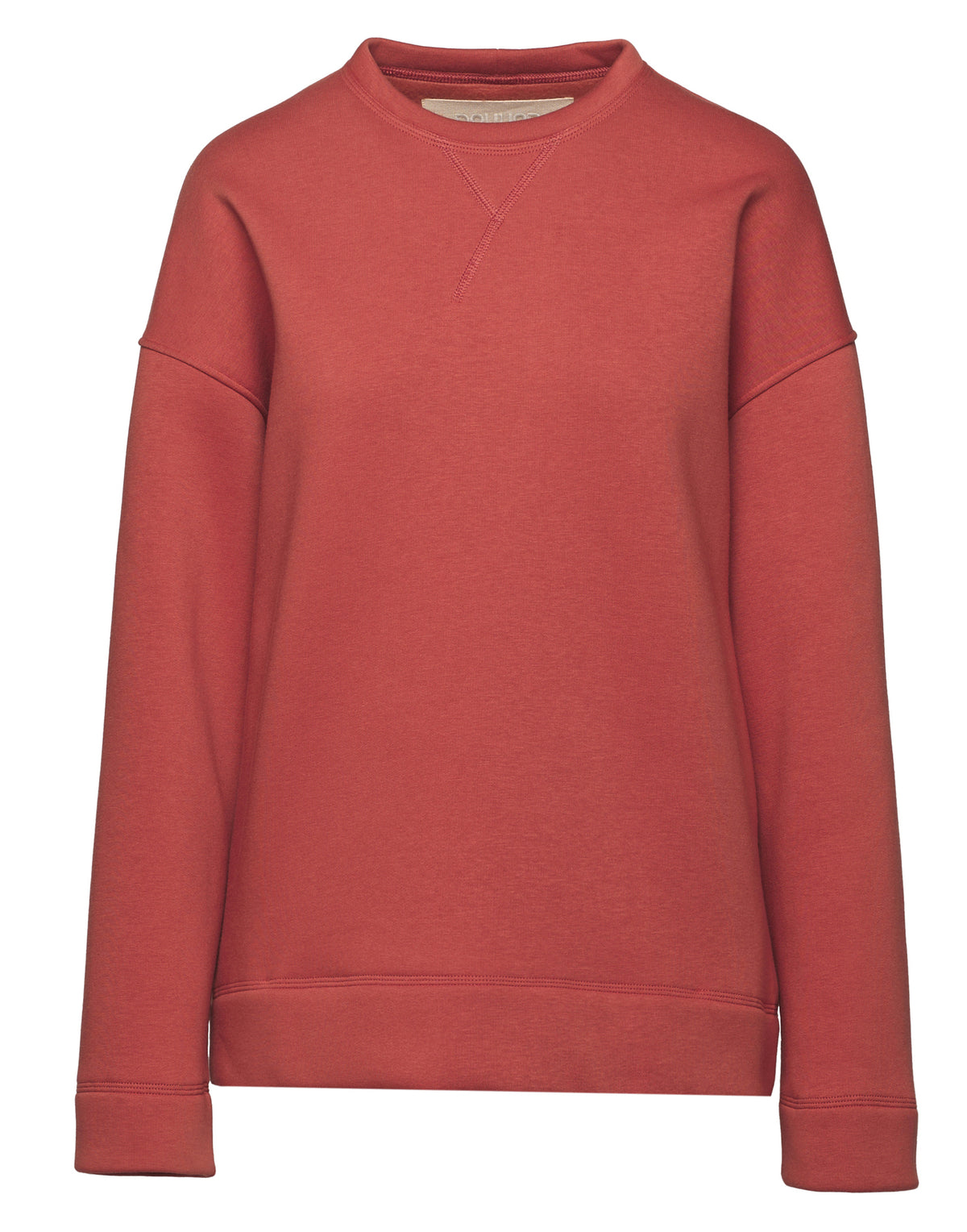 DOUUOD Felpa Girocollo in Felpa Soft Rust