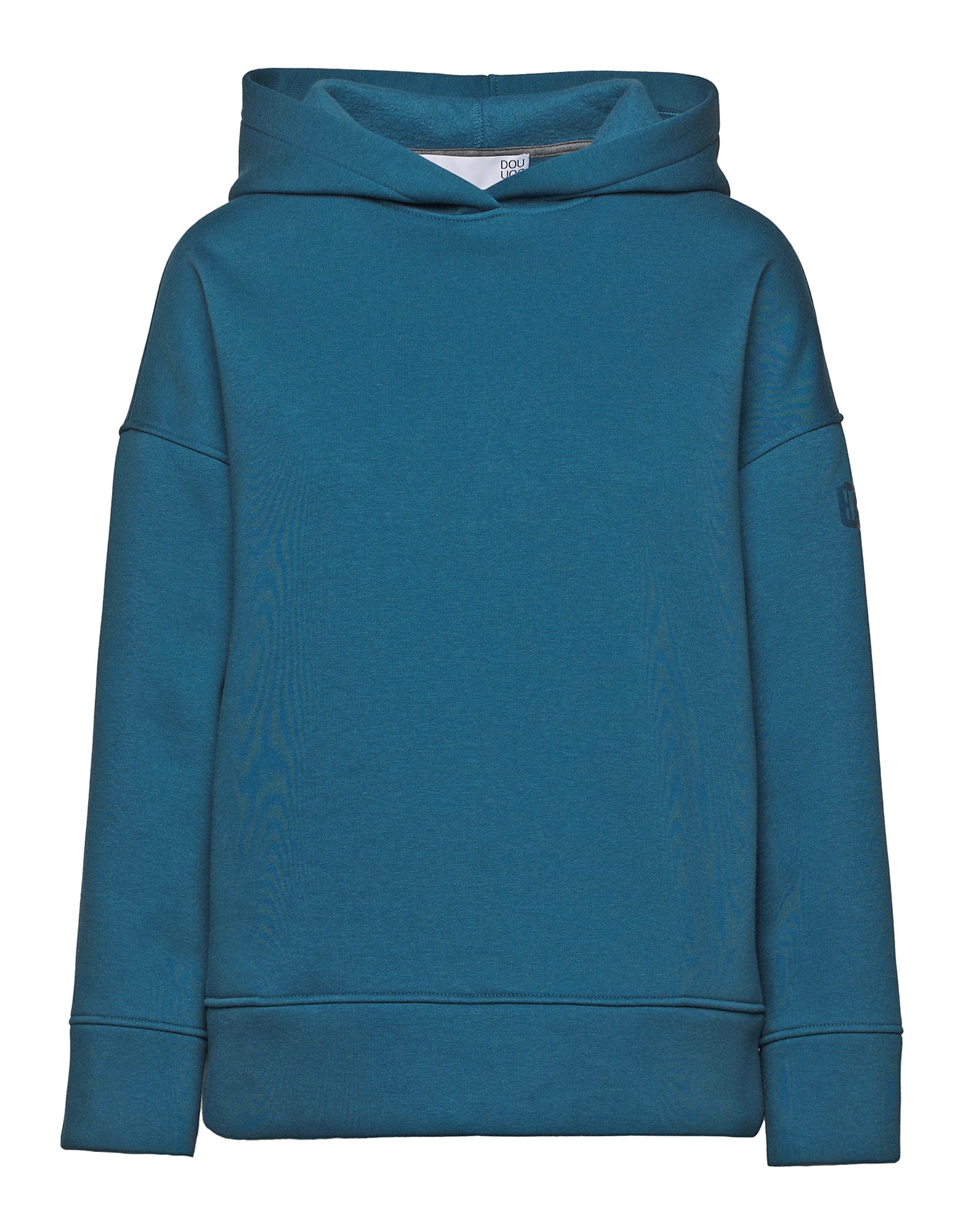 DOUUOD Felpa con Cappuccio e Tasche con Zip Tied Blue