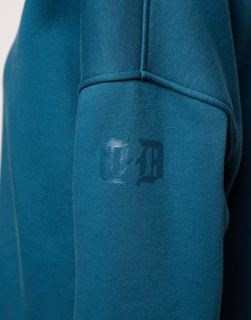 DOUUOD Felpa con Cappuccio e Tasche con Zip Tied Blue