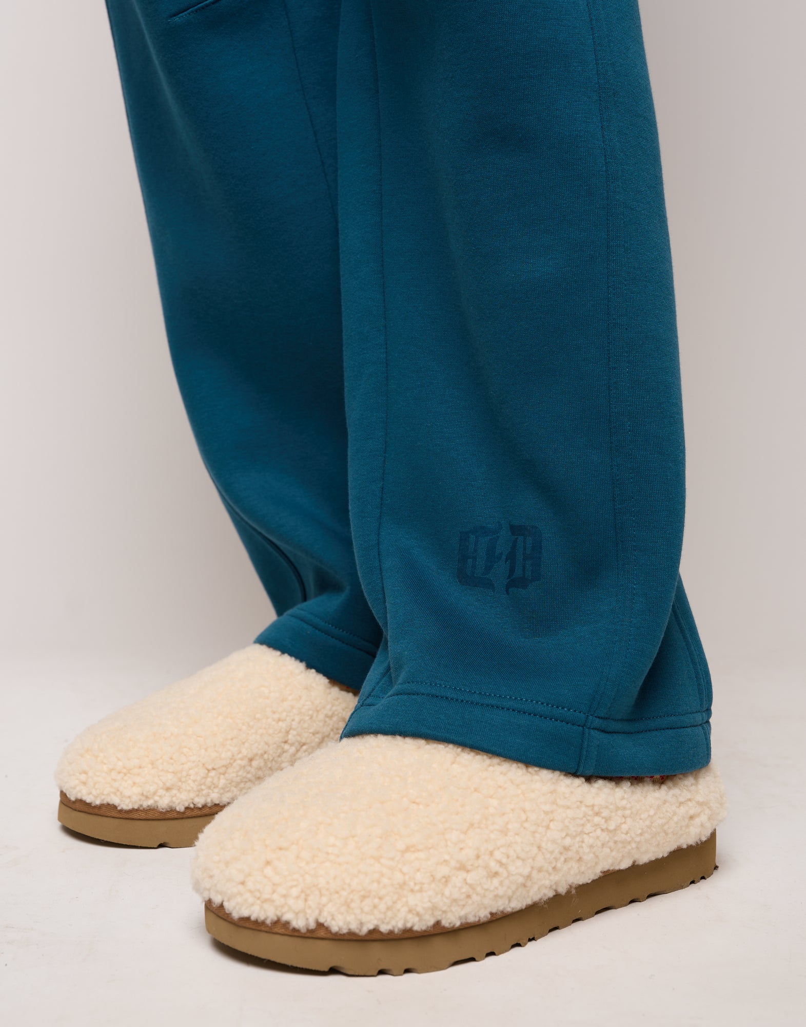 DOUUOD Pantalone Jogging Cargo con Dettagli a Taglio Tied Blue