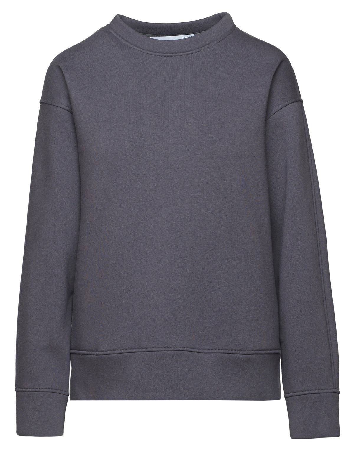 DOUUOD Felpa Girocollo in Felpa Soft Grigio Delfino