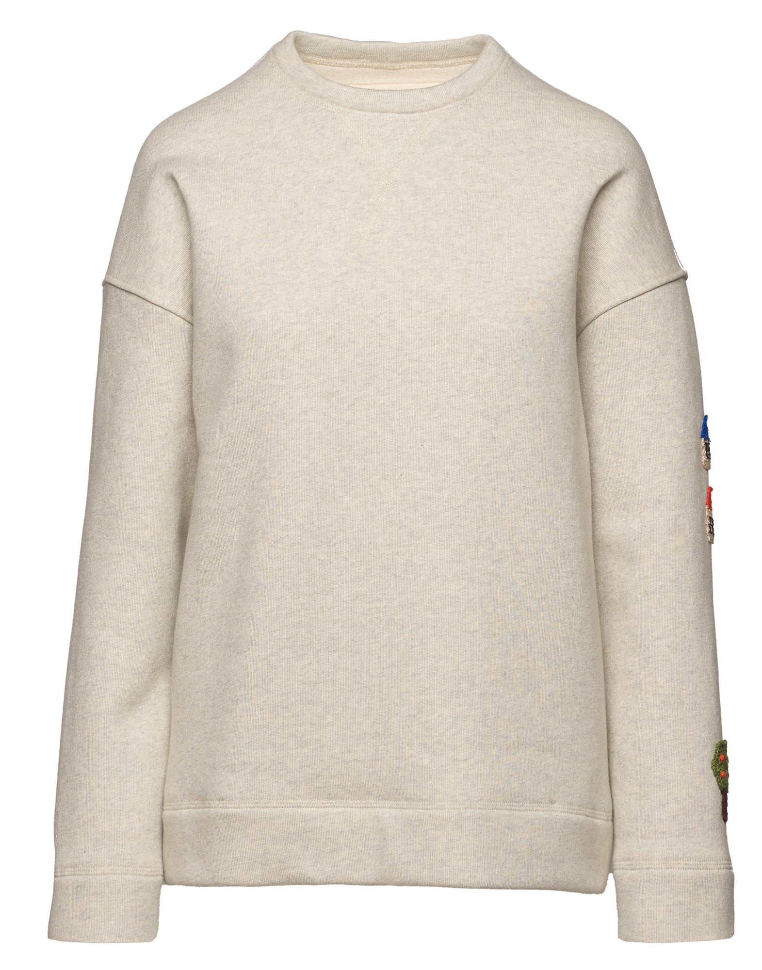 DOUUOD Felpa Genderless con Patch all’Uncinetto