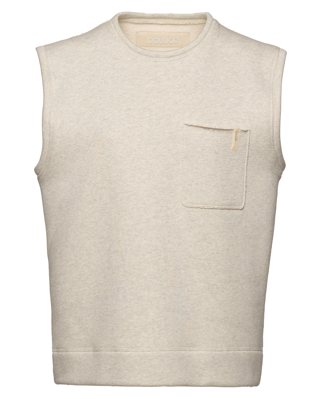 DOUUOD Gilet Genderless in Felpa con Taschino