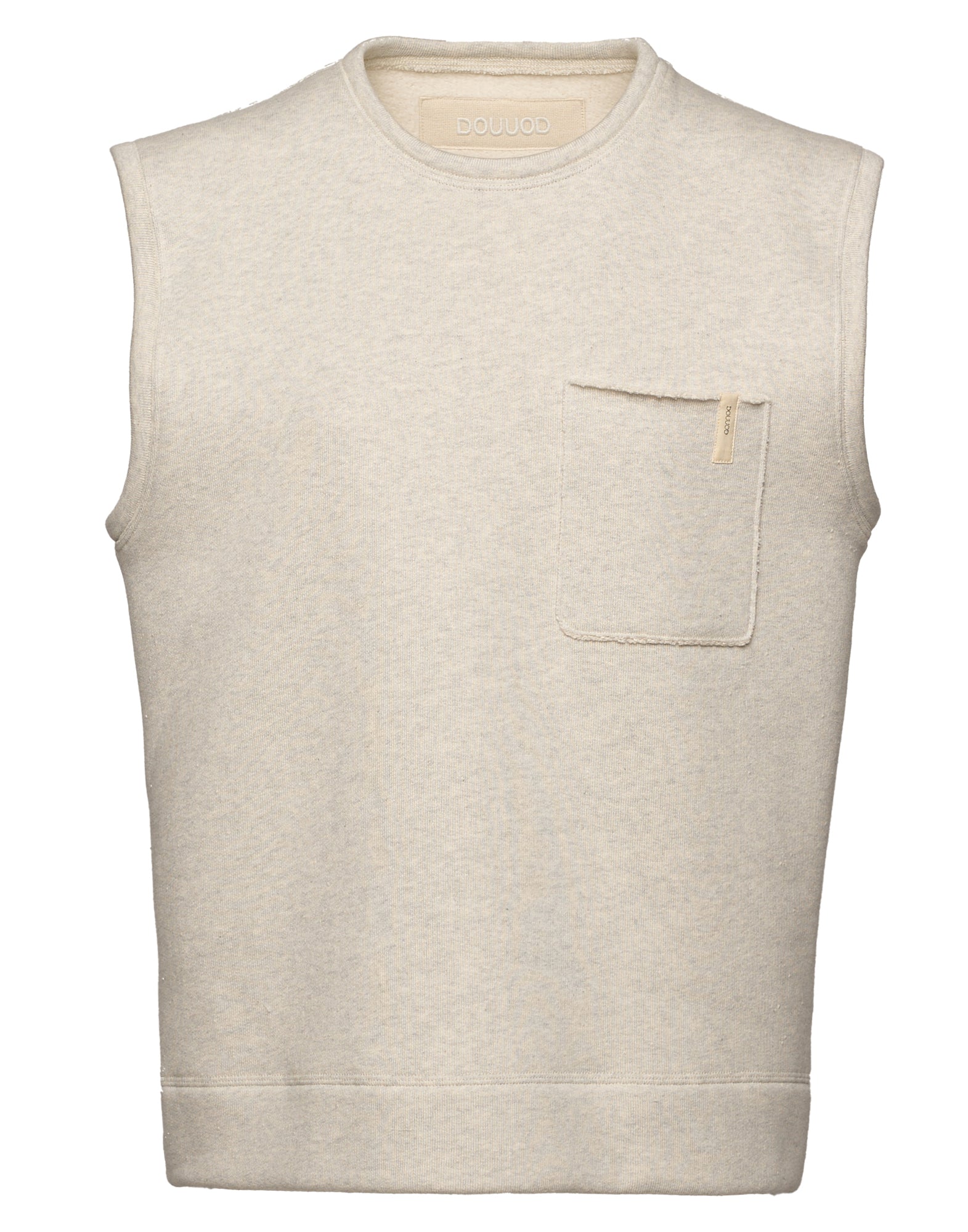 DOUUOD Gilet Genderless in Felpa con Taschino