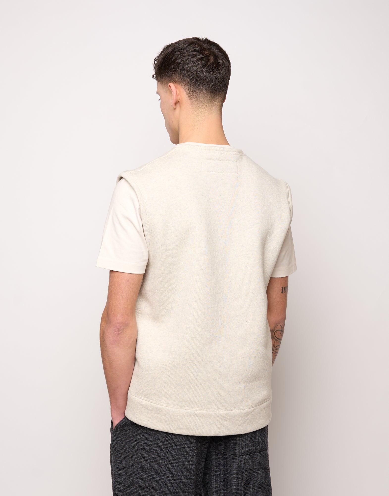 DOUUOD Gilet Genderless in Felpa con Taschino