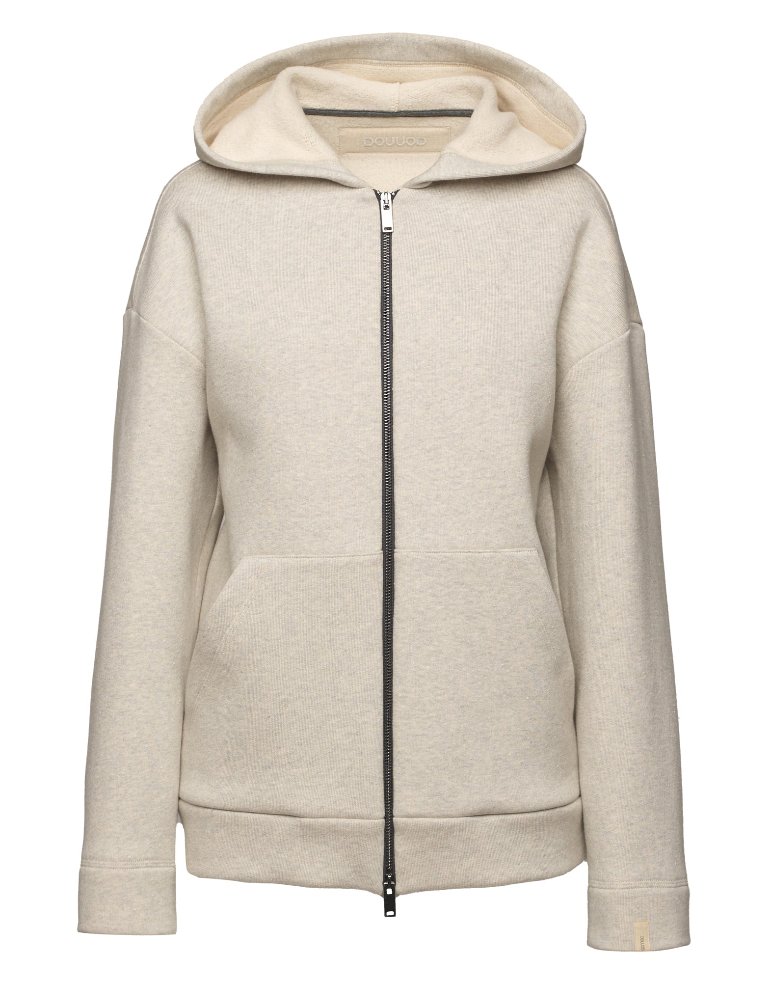 DOUUOD Giacca Genderless con Cappuccio e Zip in Metallo