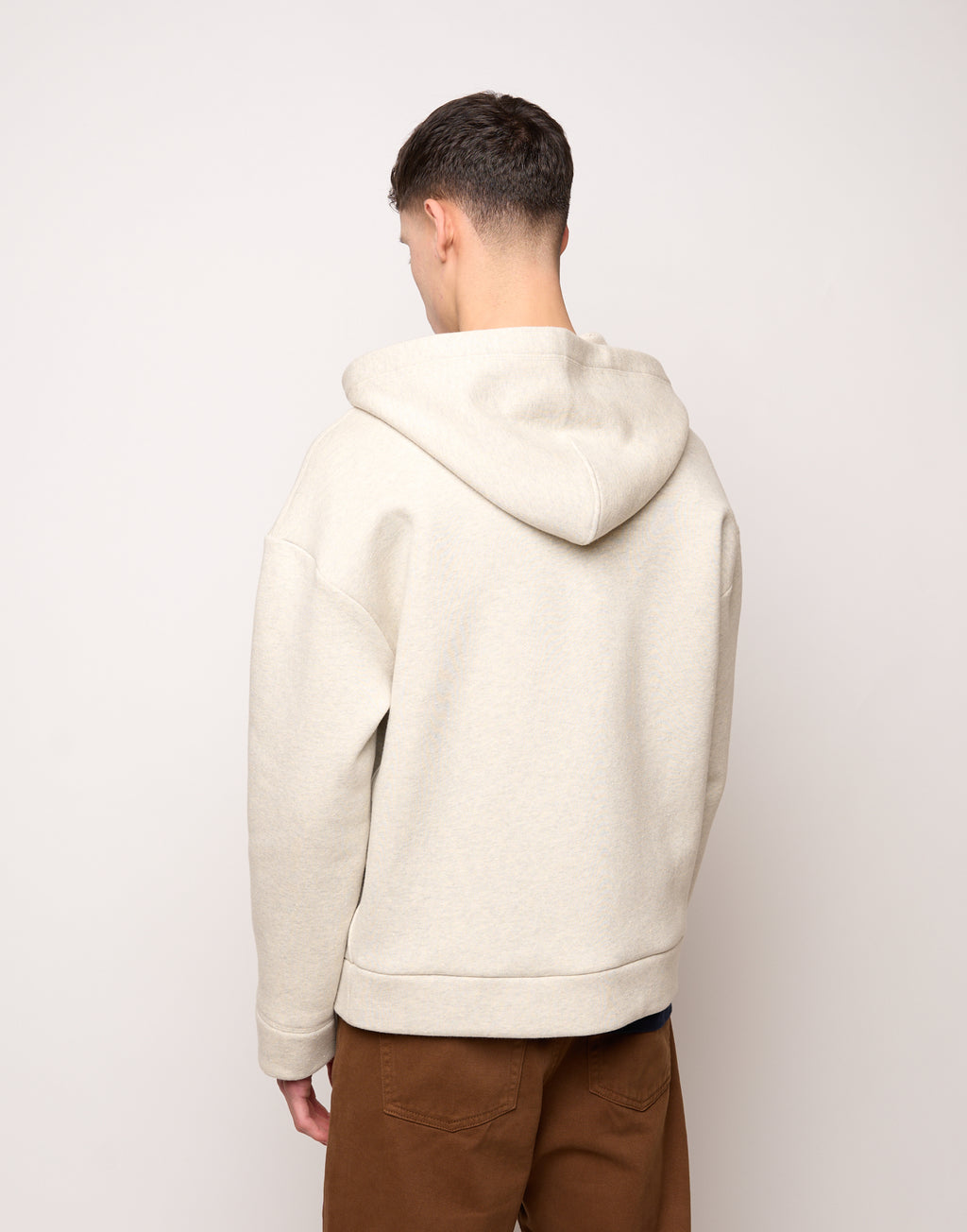 DOUUOD Giacca Genderless con Cappuccio e Zip in Metallo