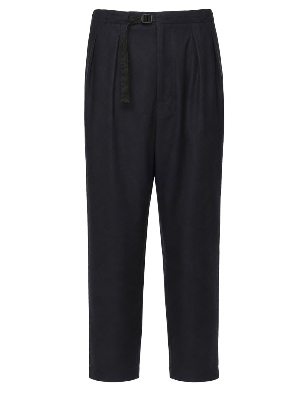 DOUUOD Pantalone Genderless con Cintura in Vita in Flanella Stretch Blu Abisso