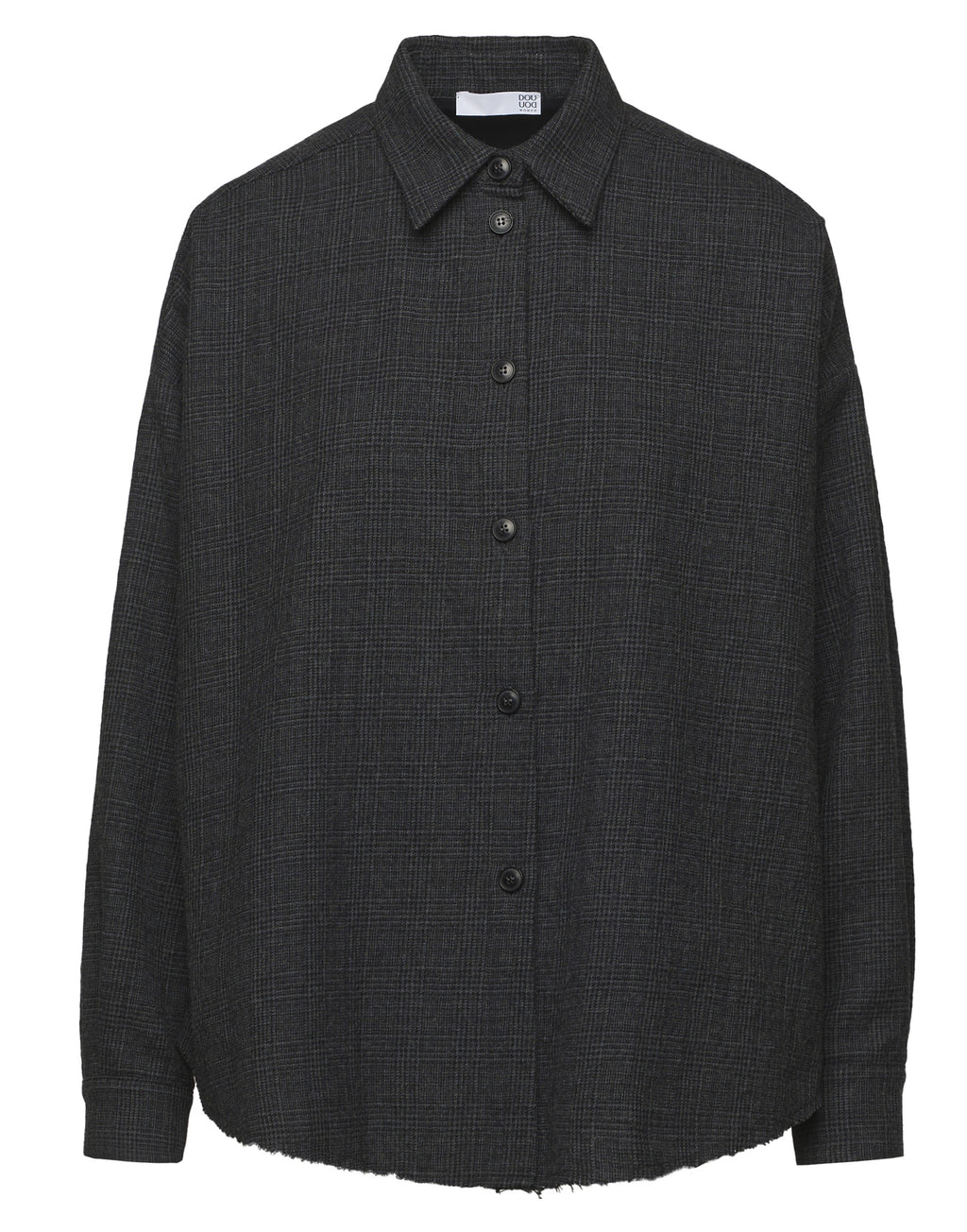 DOUUOD Camicia Ampia in Micro Galles Underground