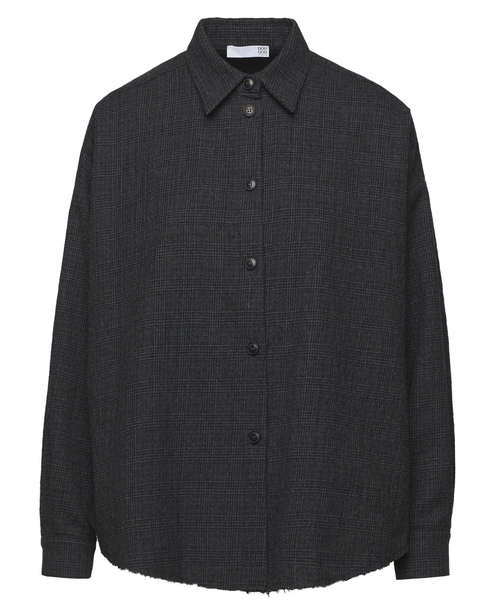 DOUUOD Camicia Ampia in Micro Galles Underground