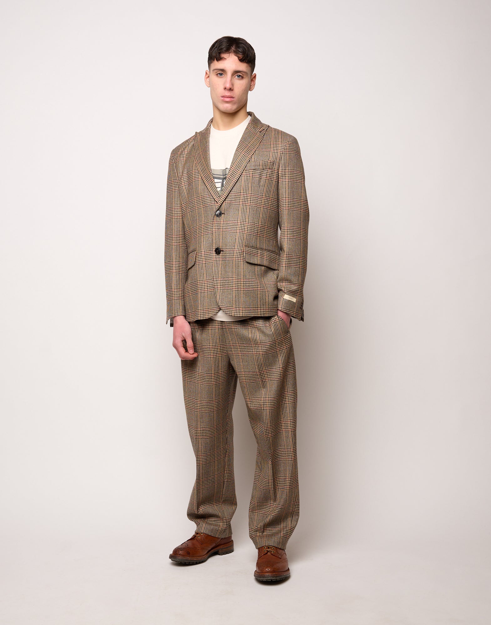 DOUUOD Pantalone Japan Genderless in Principe di Galles