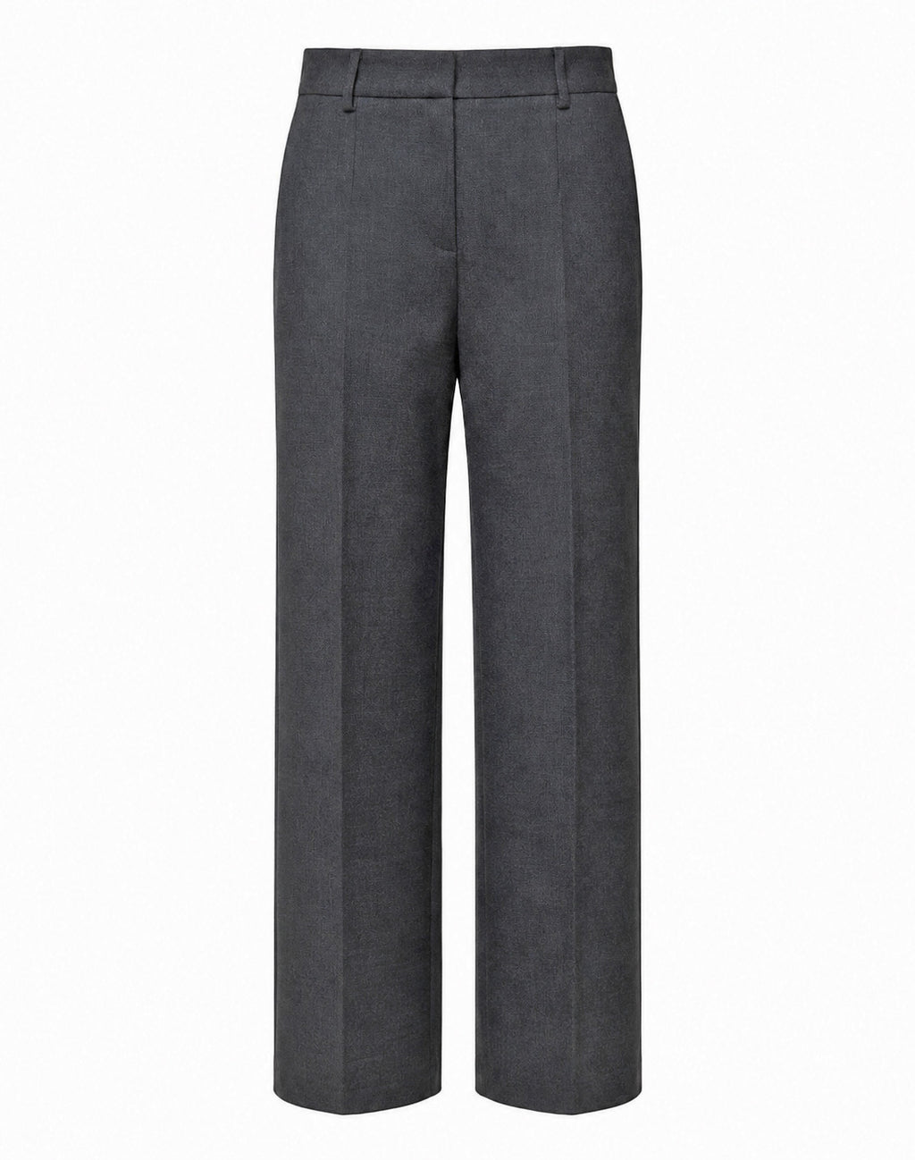 DOUUOD Pantalone Maschile a Gamba Larga in Doppio Twill Stretch Antracite