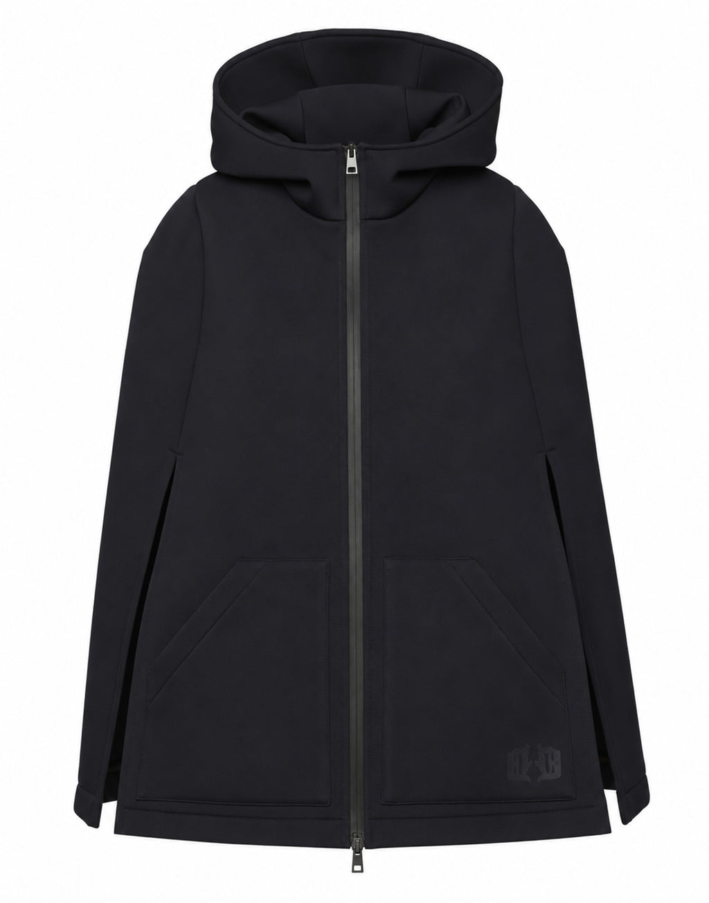 DOUUOD Mini Cappa con Cappuccio e Zip Spalmata Notte