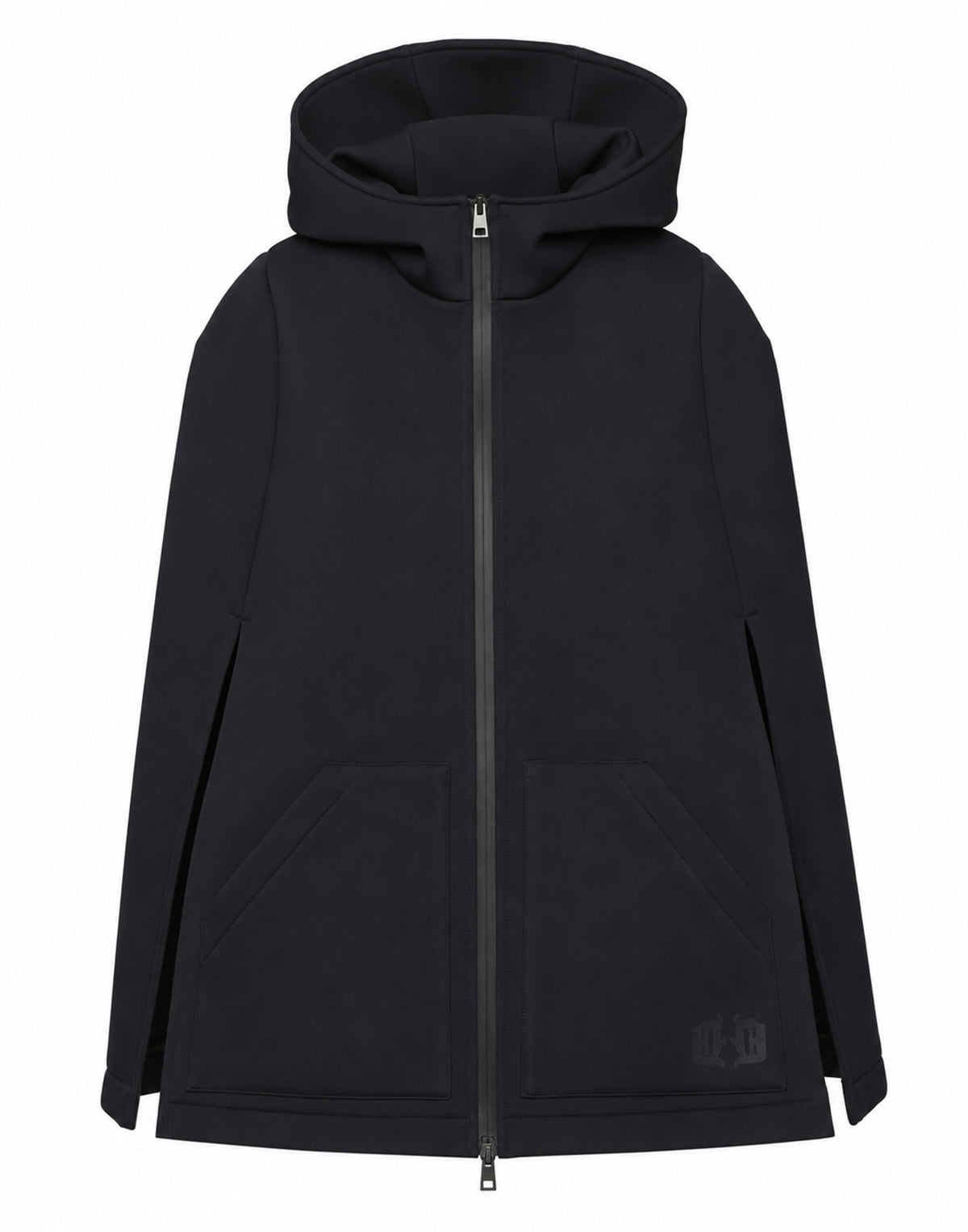 DOUUOD Mini Cappa con Cappuccio e Zip Spalmata Notte