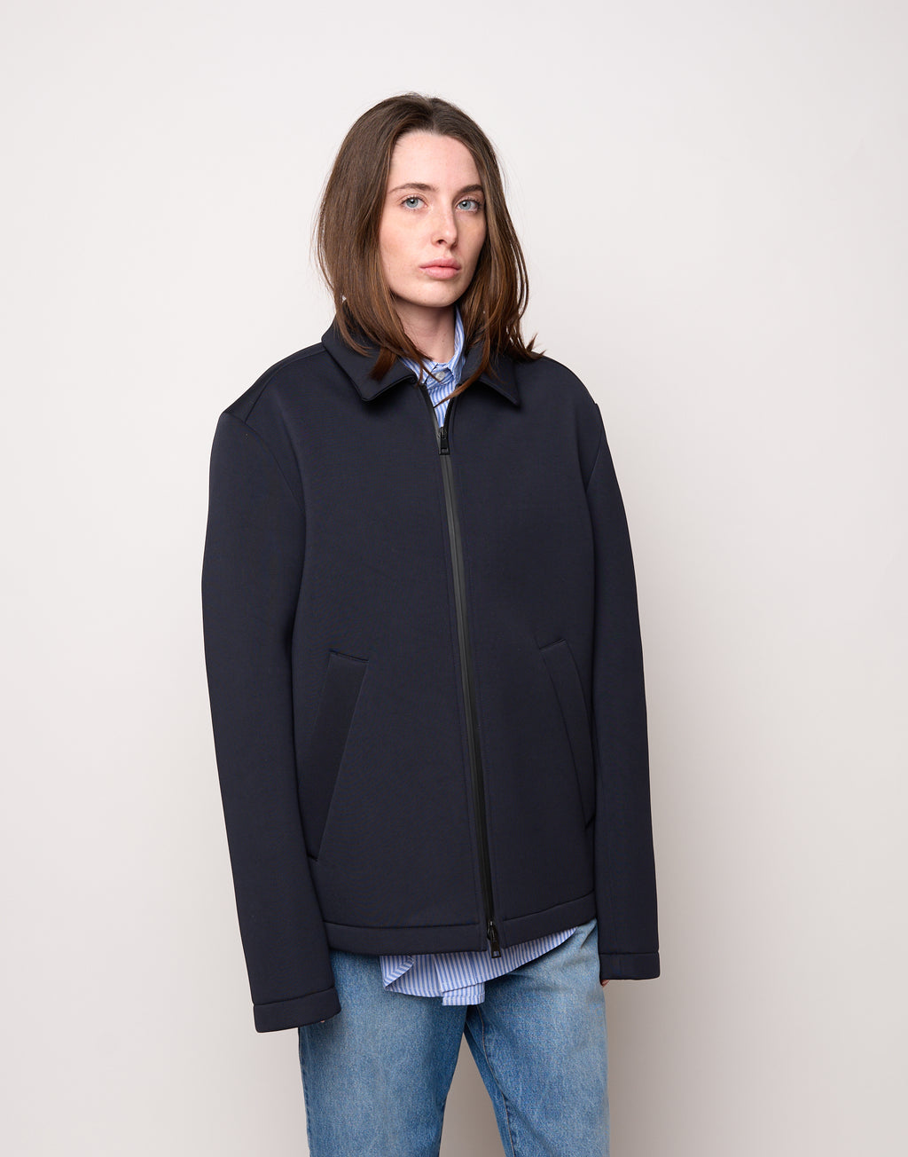 DOUUOD Caban Genderless in Tecno Neoprene Notte