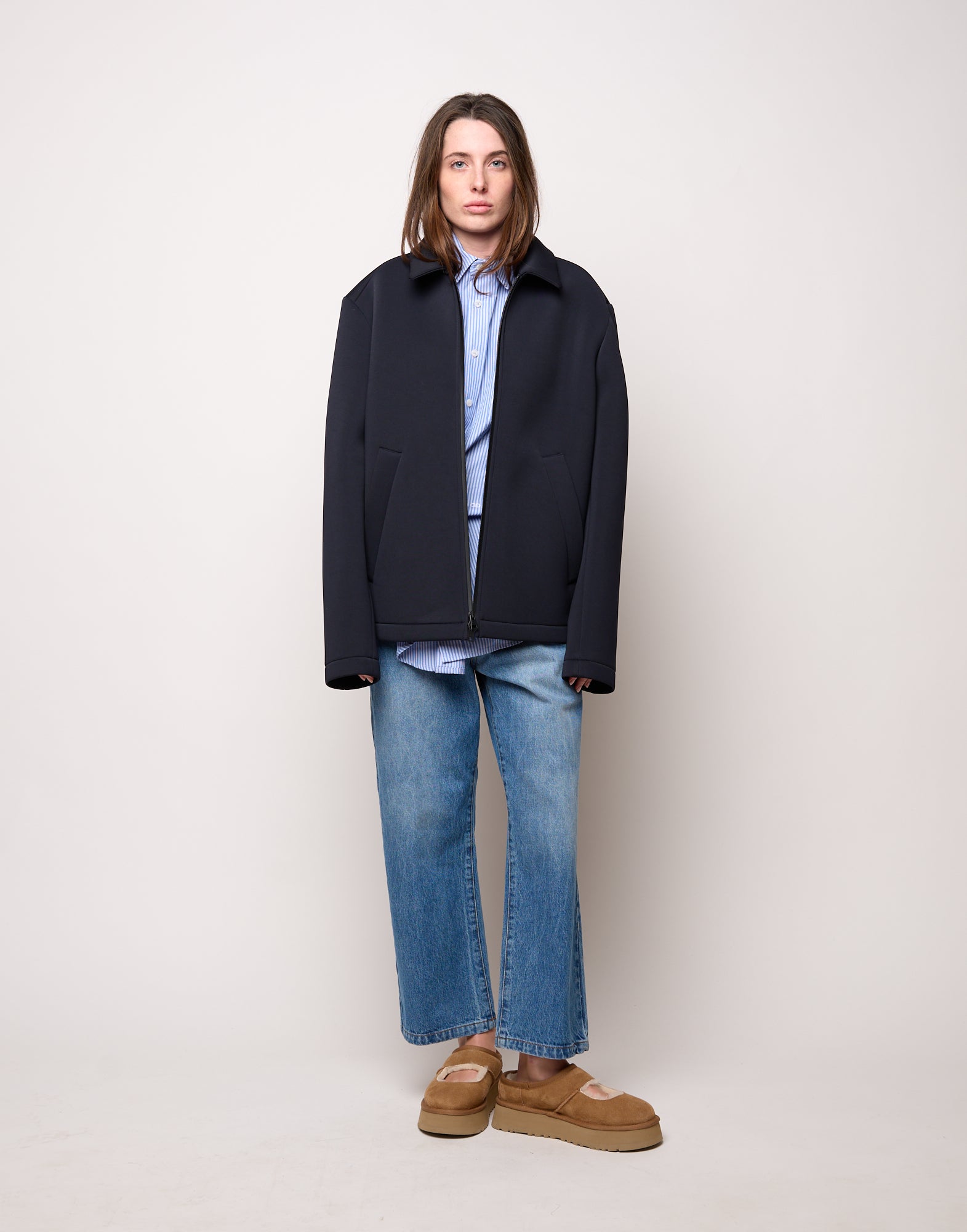 DOUUOD Caban Genderless in Tecno Neoprene Notte