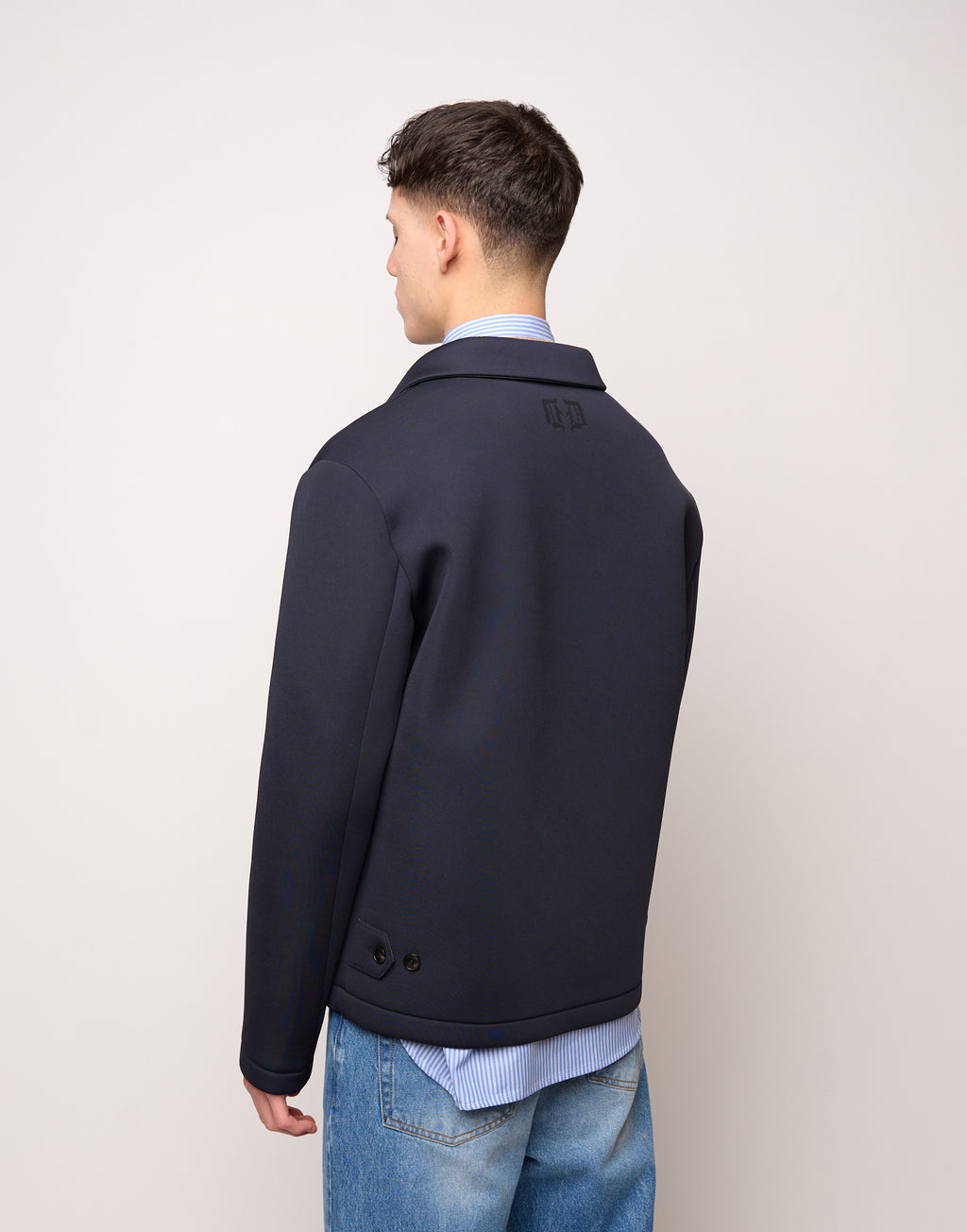 DOUUOD Caban Genderless in Tecno Neoprene Notte