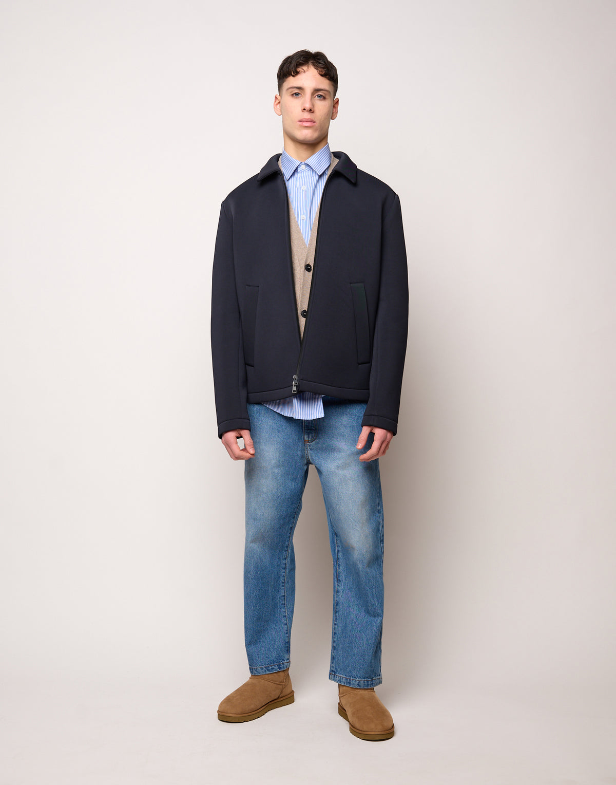 DOUUOD Caban Genderless in Tecno Neoprene Notte