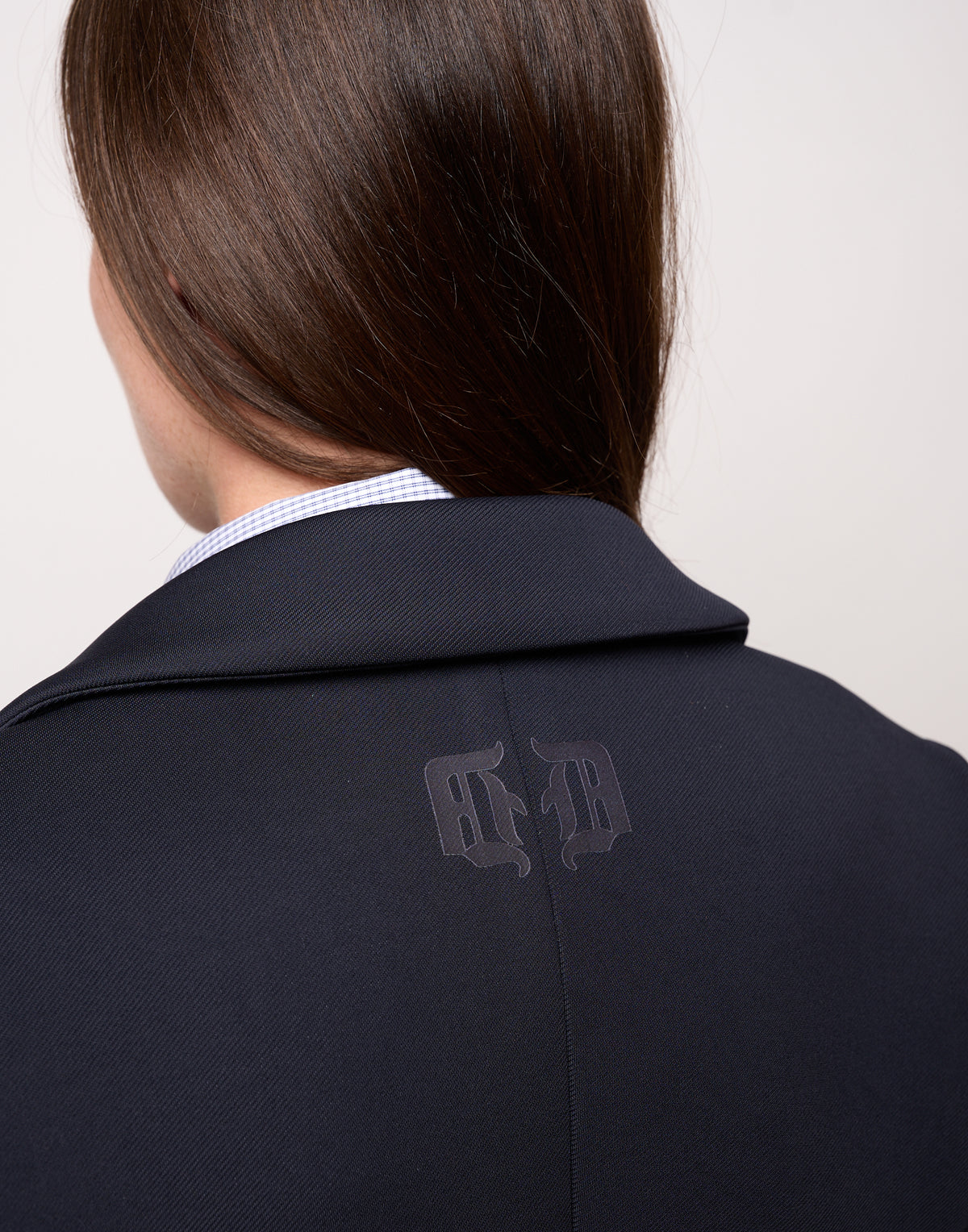 DOUUOD Giacca Monopetto in Tecno Neoprene Notte