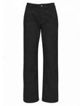 DOUUOD Pantalone Dritto in Drill di Cotone Nero