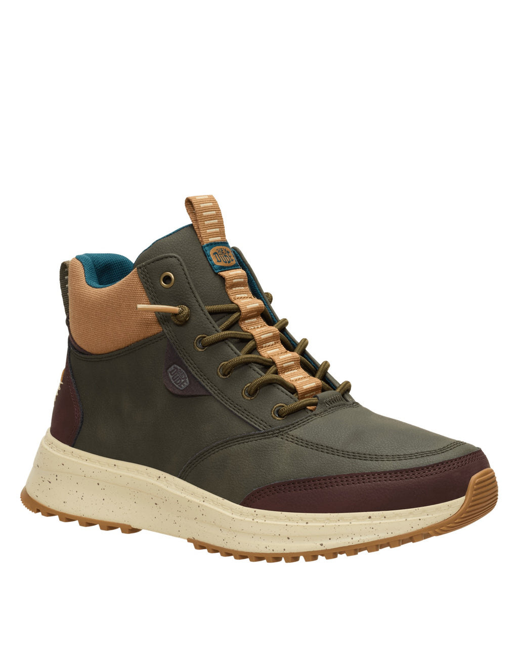 DUDE Stivaletti Tahoe Classic Dark Olive / Multi