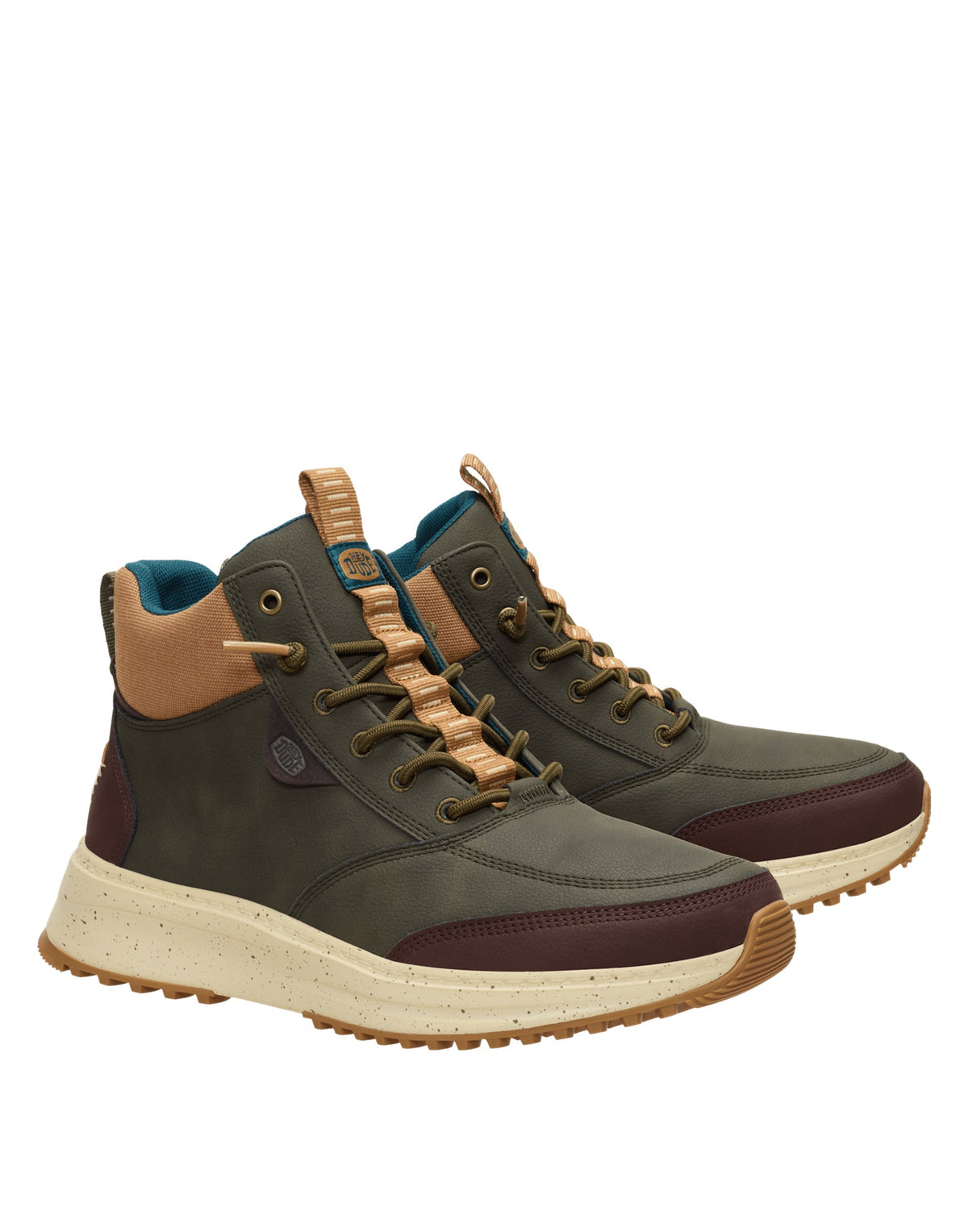 DUDE Stivaletti Tahoe Classic Dark Olive / Multi