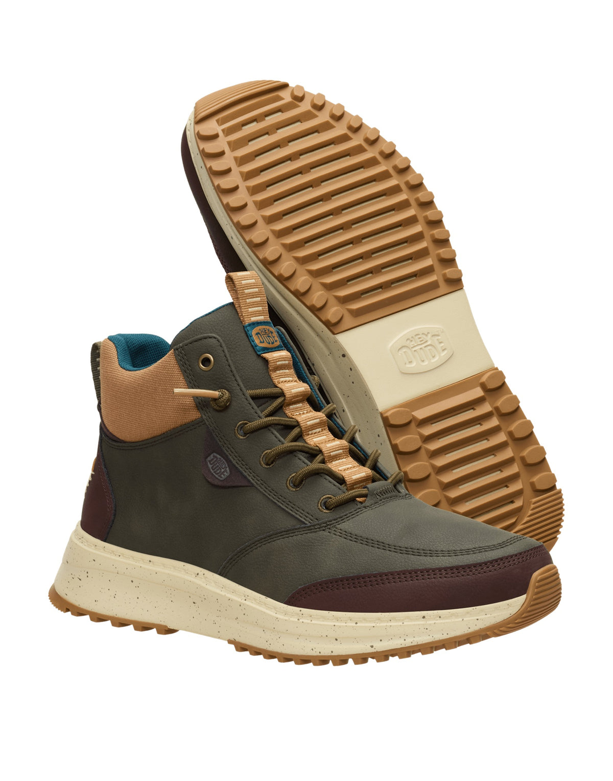 DUDE Stivaletti Tahoe Classic Dark Olive / Multi
