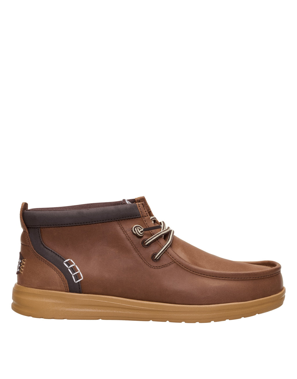 DUDE Stivaletti Wally Mid GripR Full Grain Leather Robe Brown/Mole Brown