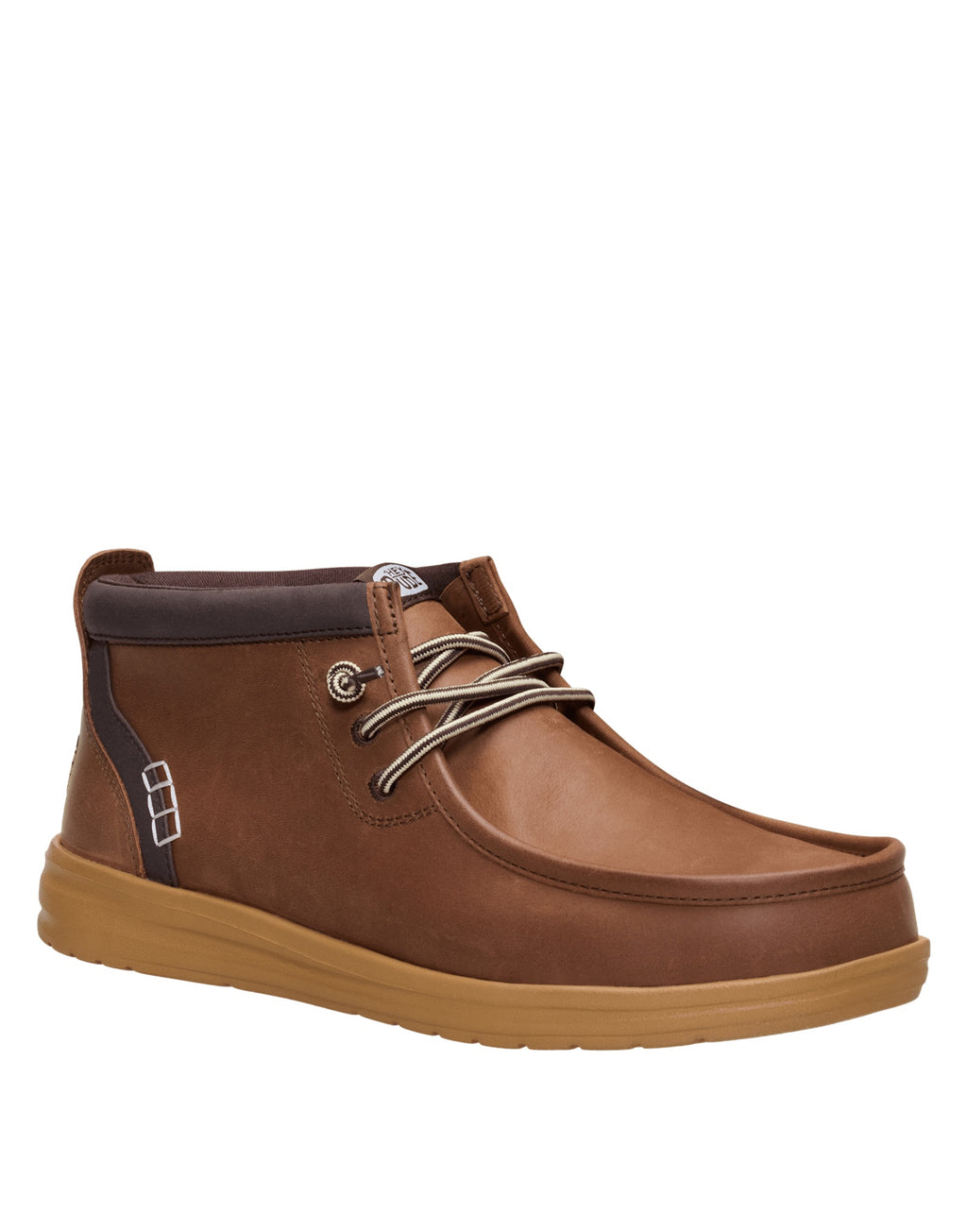 DUDE Stivaletti Wally Mid GripR Full Grain Leather Robe Brown/Mole Brown