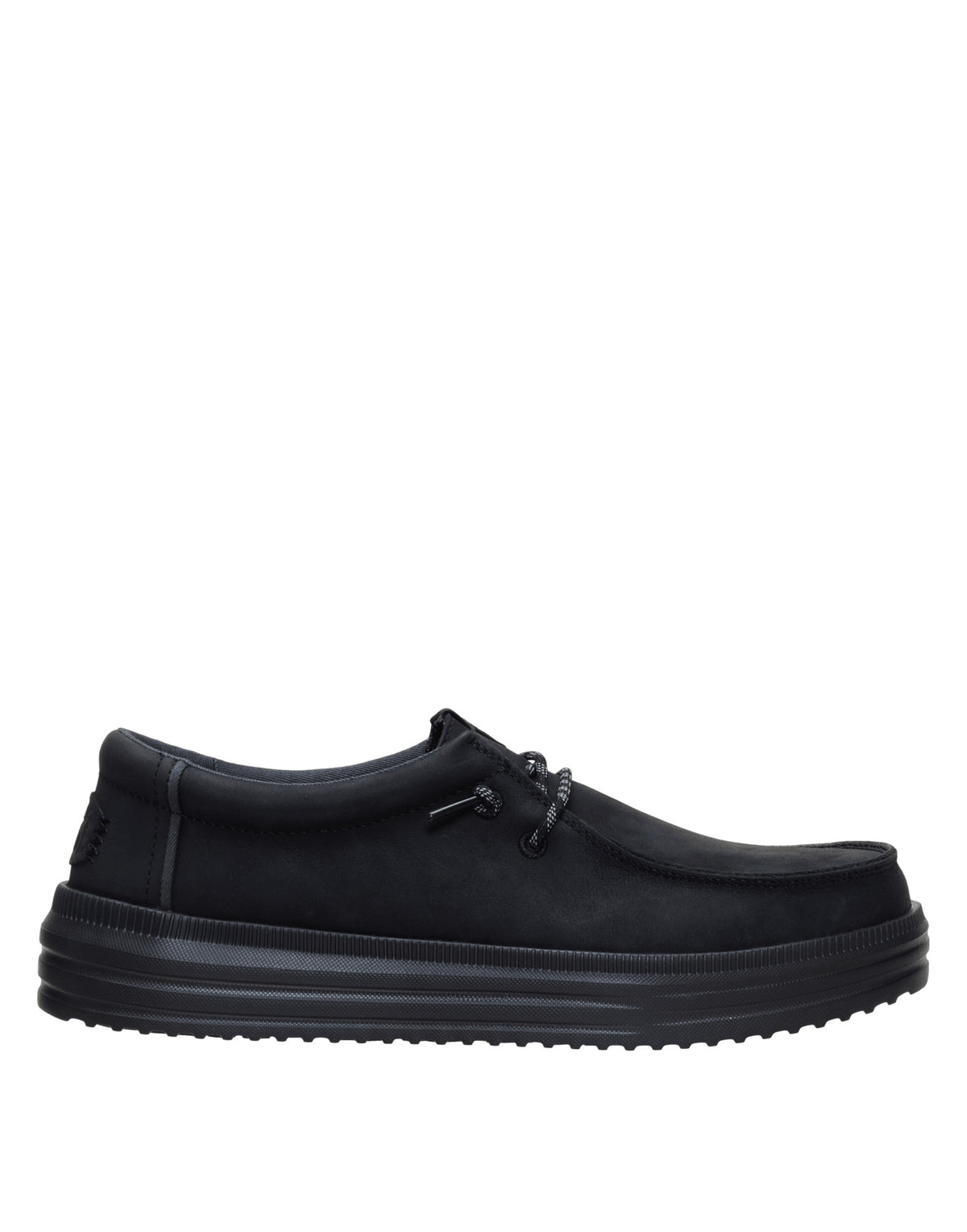DUDE Mocassini REV Tumbled Leather Black / Black
