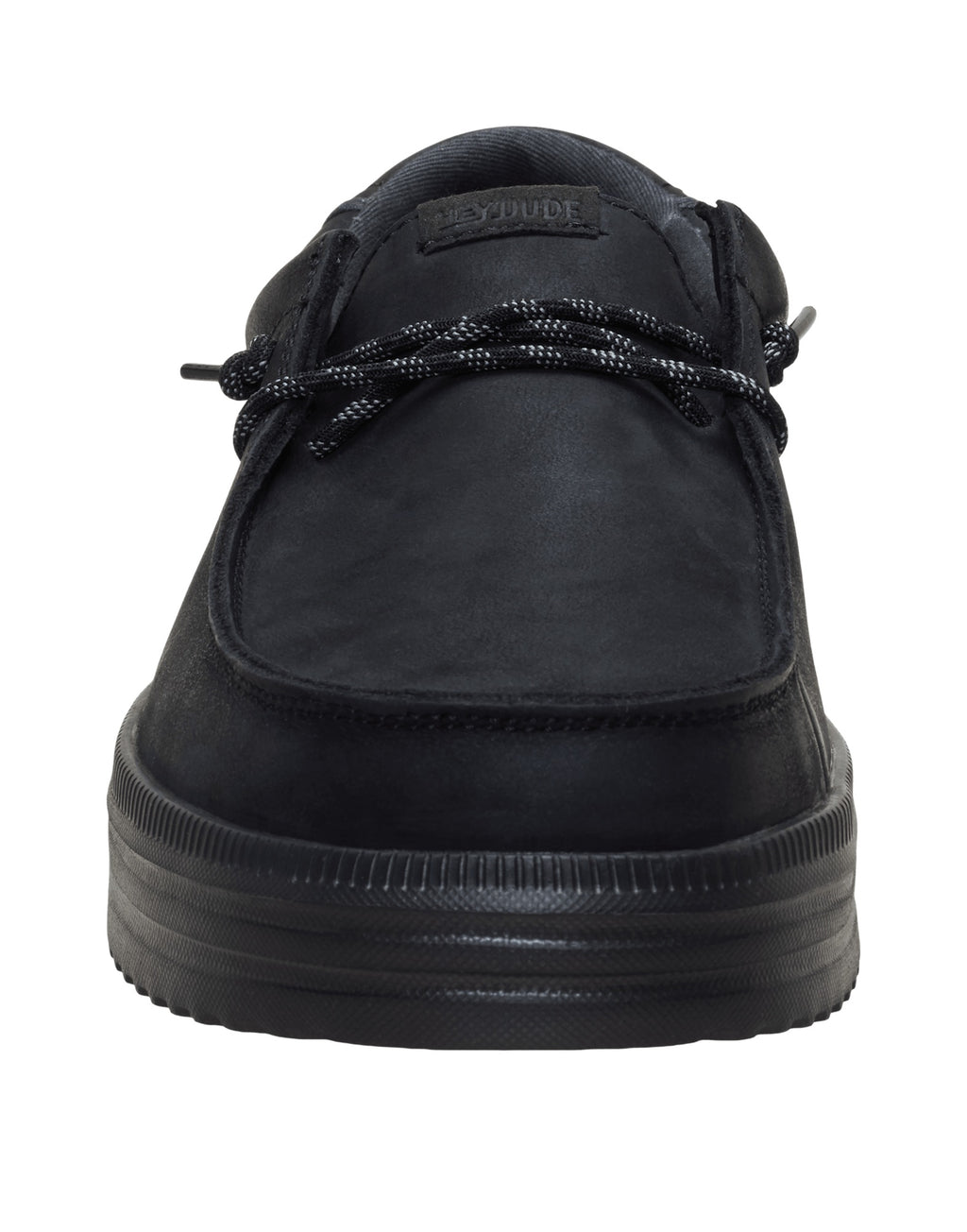 DUDE Mocassini REV Tumbled Leather Black / Black
