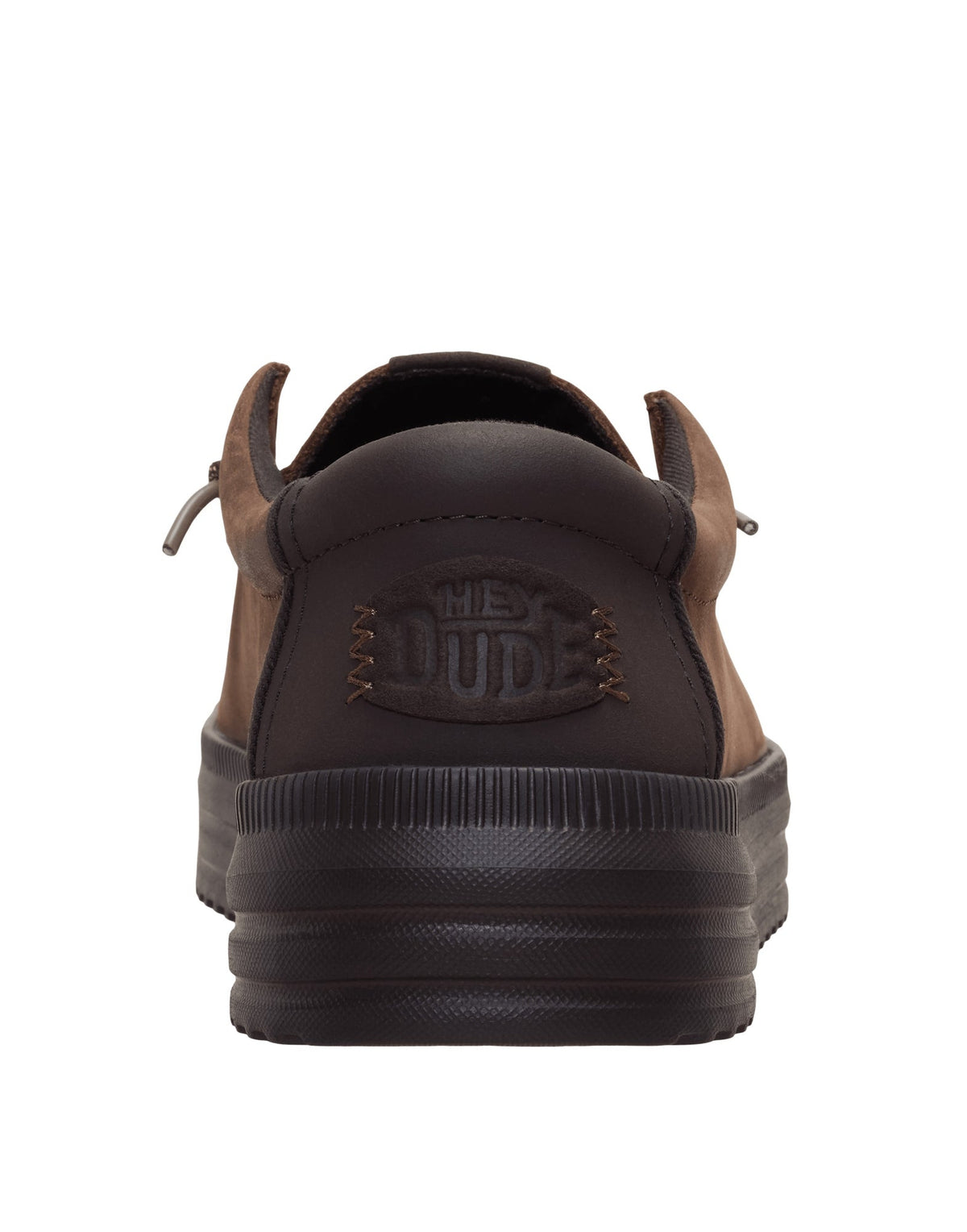 DUDE Mocassini REV Tumbled Leather Shaved Chocolate / Chocolate Torte
