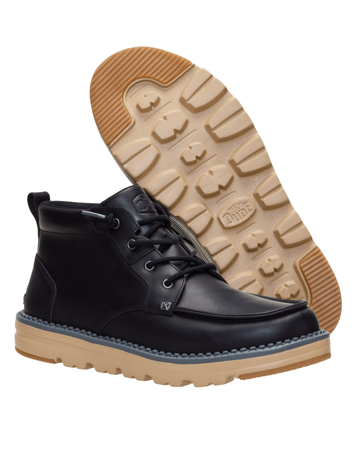 DUDE Stivaletti Flint Boot Leather Black / Multi