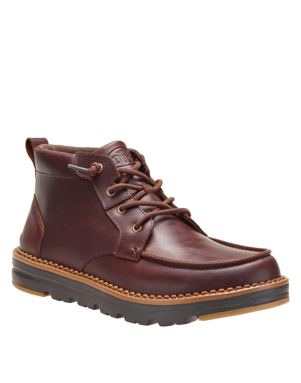 DUDE Stivaletti Flint Boot Leather Argan Oil / Chocolate Torte