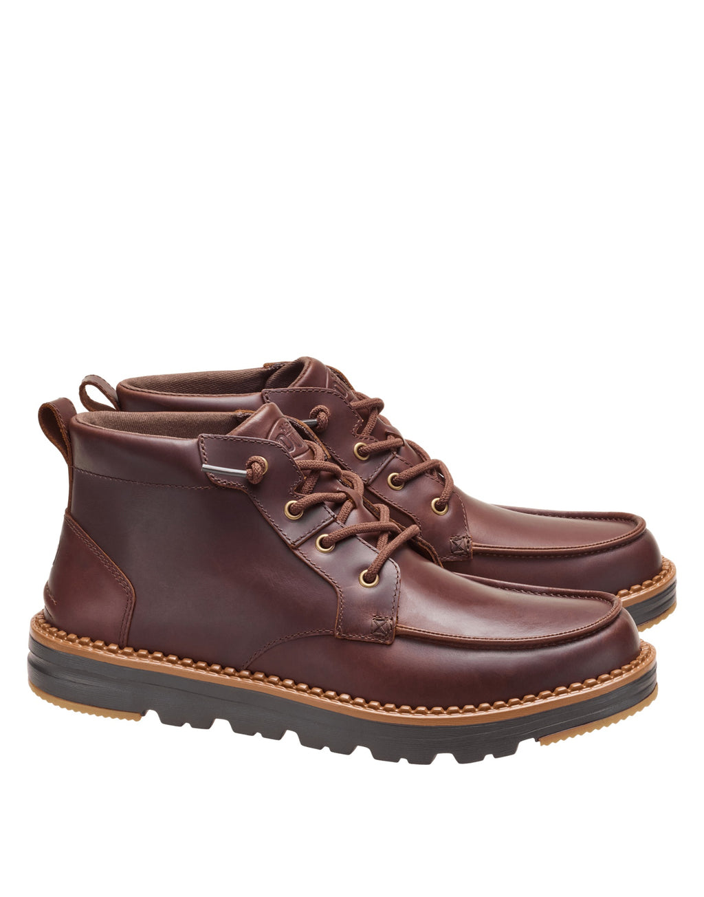 DUDE Stivaletti Flint Boot Leather Argan Oil / Chocolate Torte