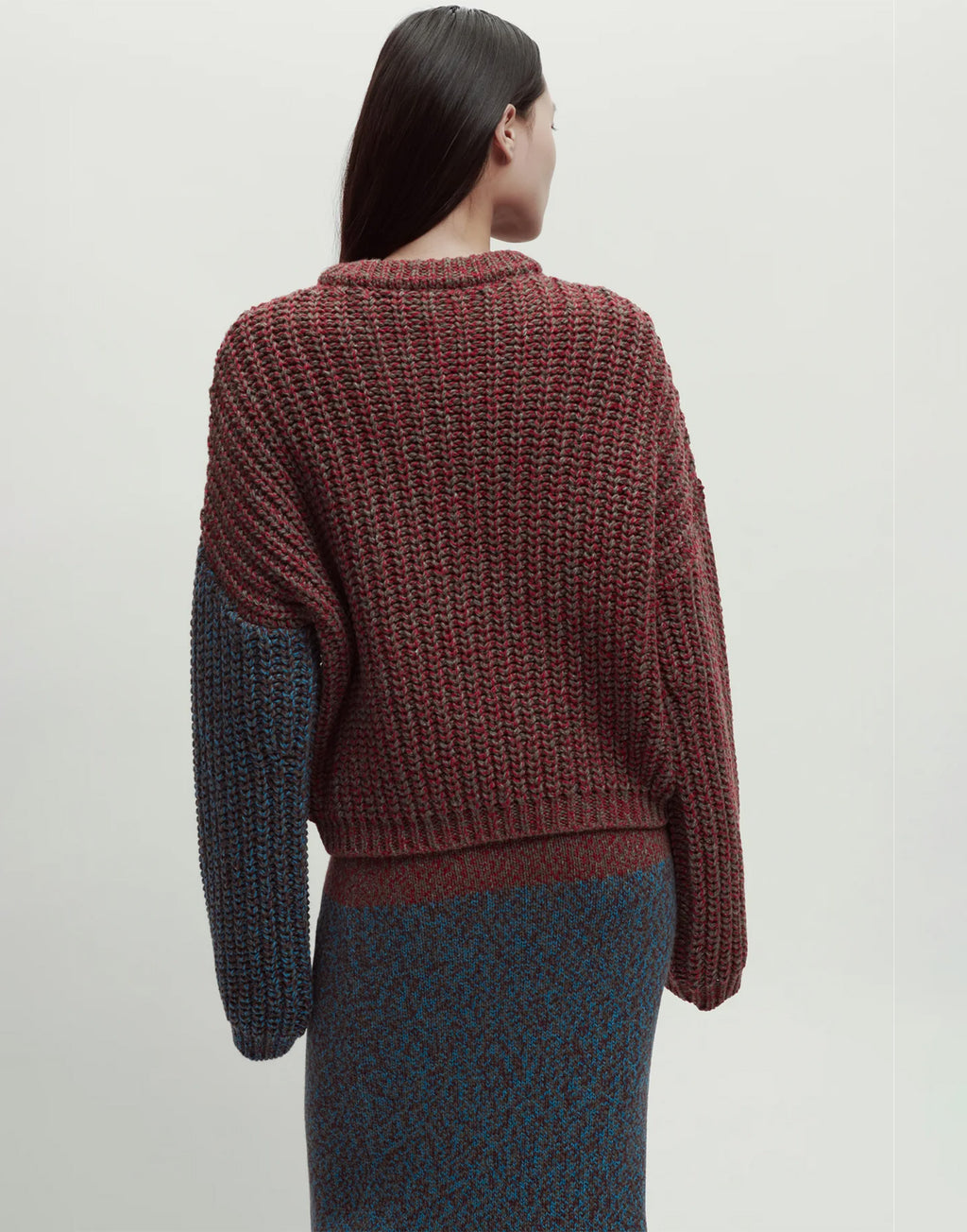 ERIKA CAVALLINI Maglione in Baby Alpaca Bicolor