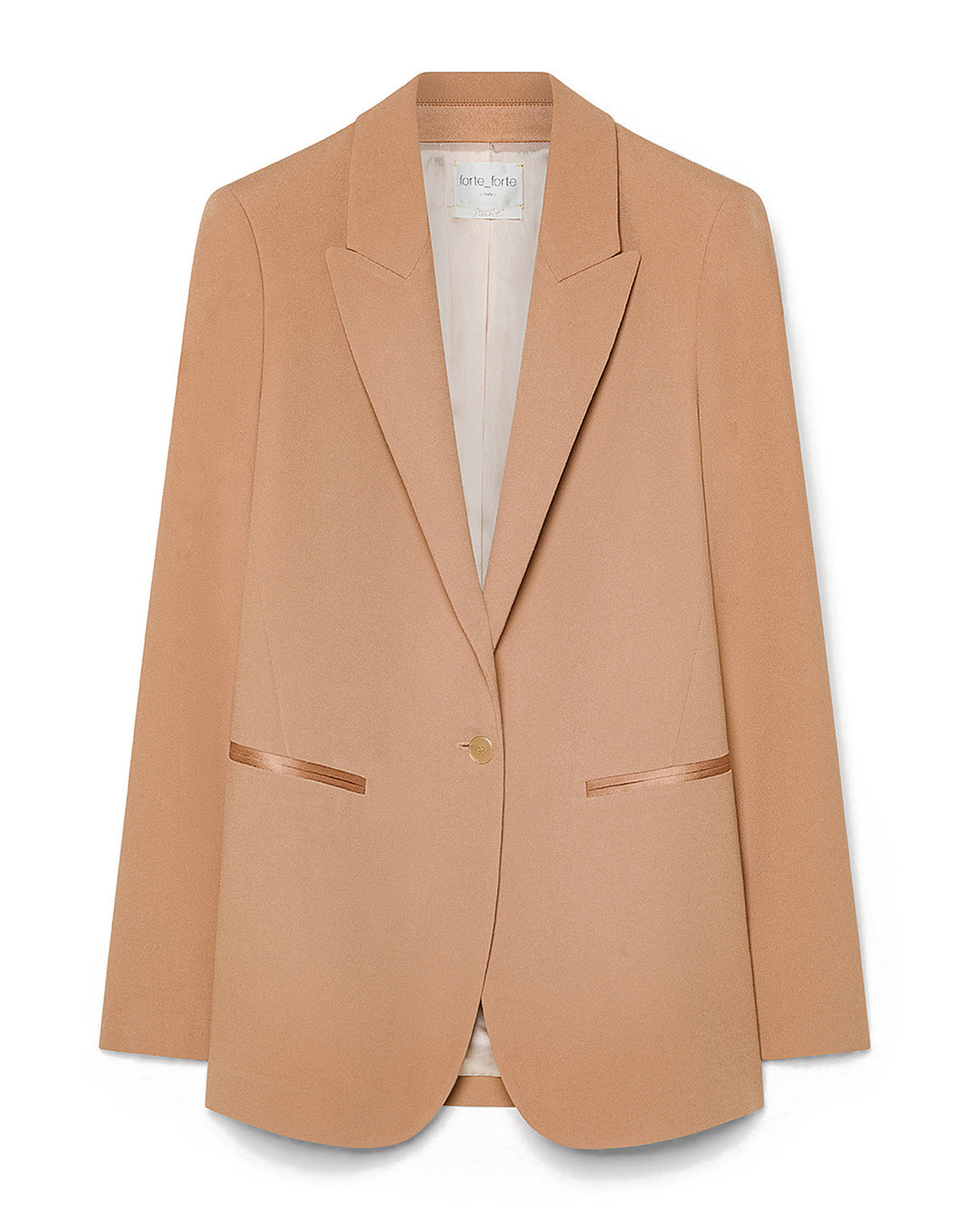 FORTE FORTE Giacca in Satin Envers Opaco The