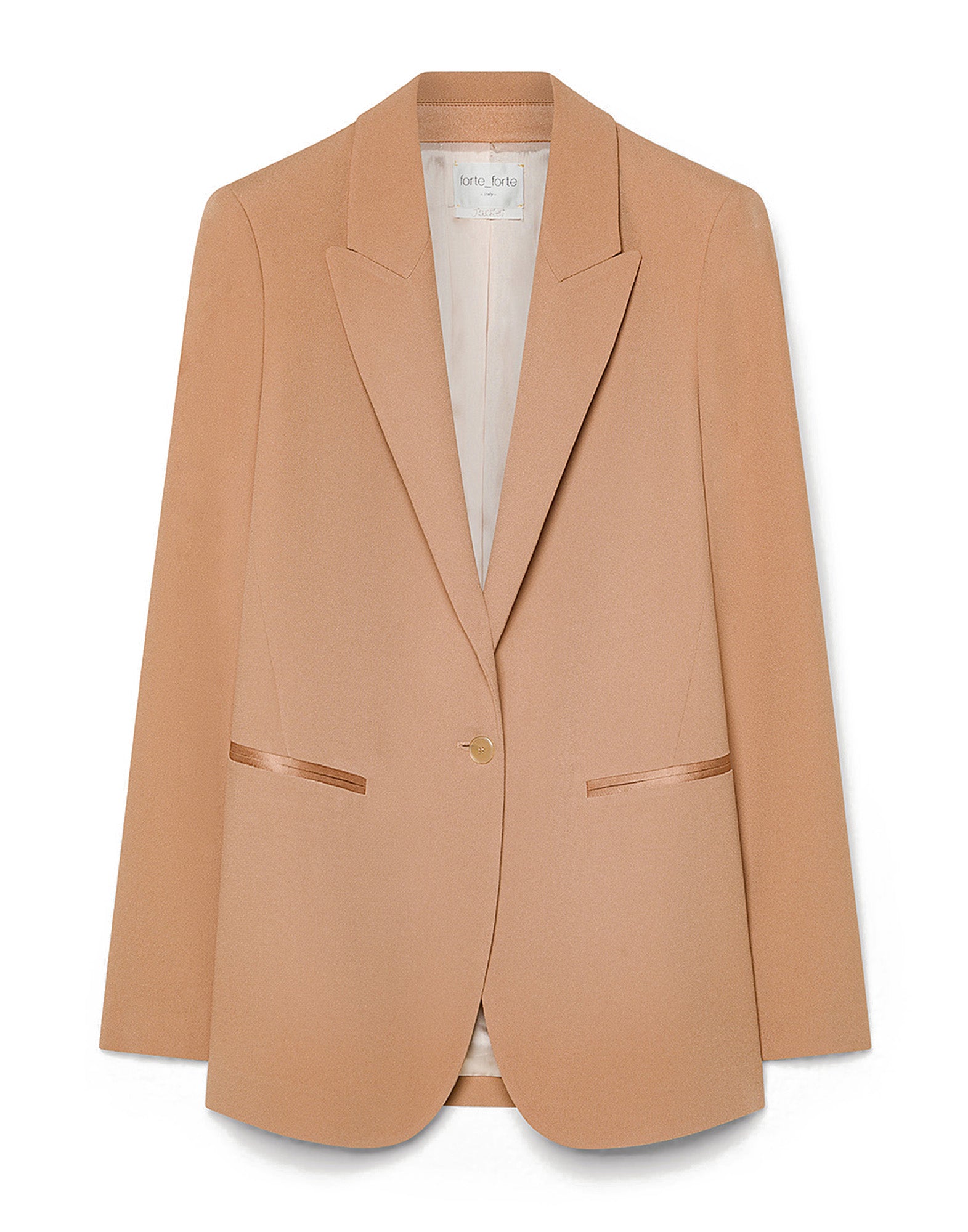 FORTE FORTE Giacca in Satin Envers Opaco The